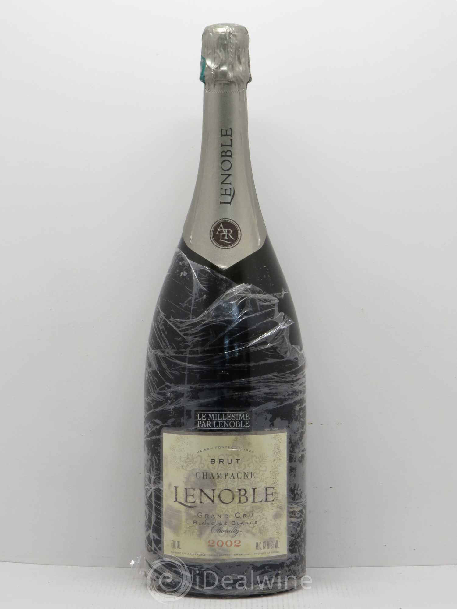 Champagne Grand Cru Blanc de Blancs A.R Lenoble Chouilly 2002 - Posten von 1 Magnum - 0