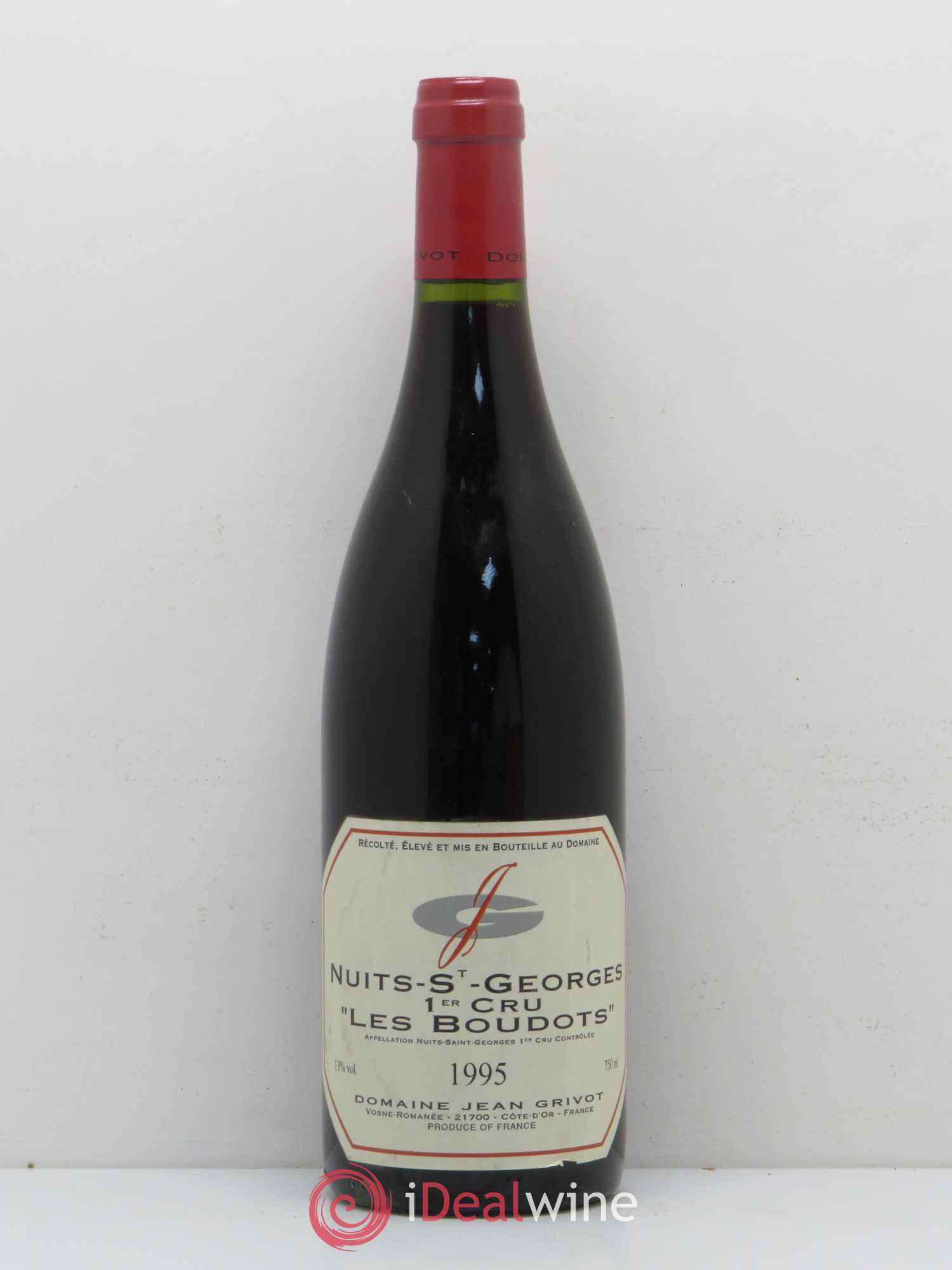 Nuits-Saint-Georges 1er Cru Aux Boudots Jean Grivot 1995 - Lot de 1 bouteille - 0