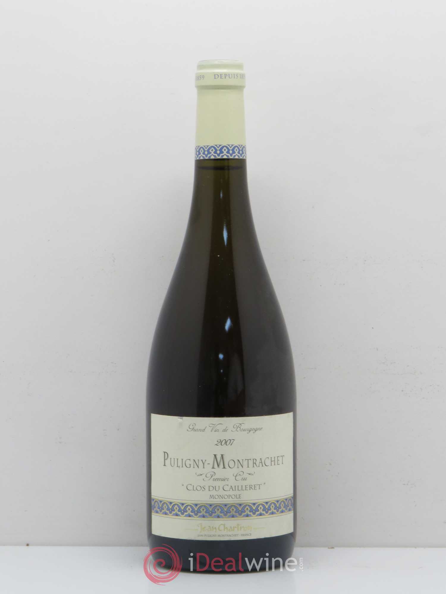Puligny-Montrachet 1er Cru Clos du cailleret Jean Chartron (Domaine) 2007 - Lot de 1 bouteille - 0