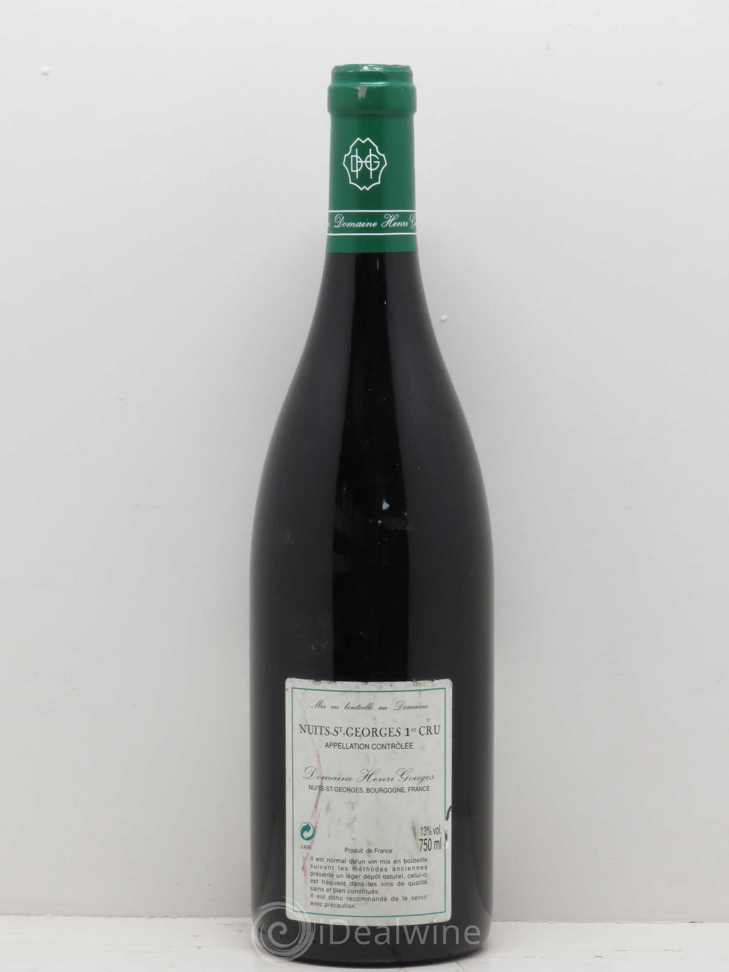 Nuits-Saint-Georges 1er Cru Les Saints Georges Henri Gouges 1995 - Lot de 1 bouteille - 1