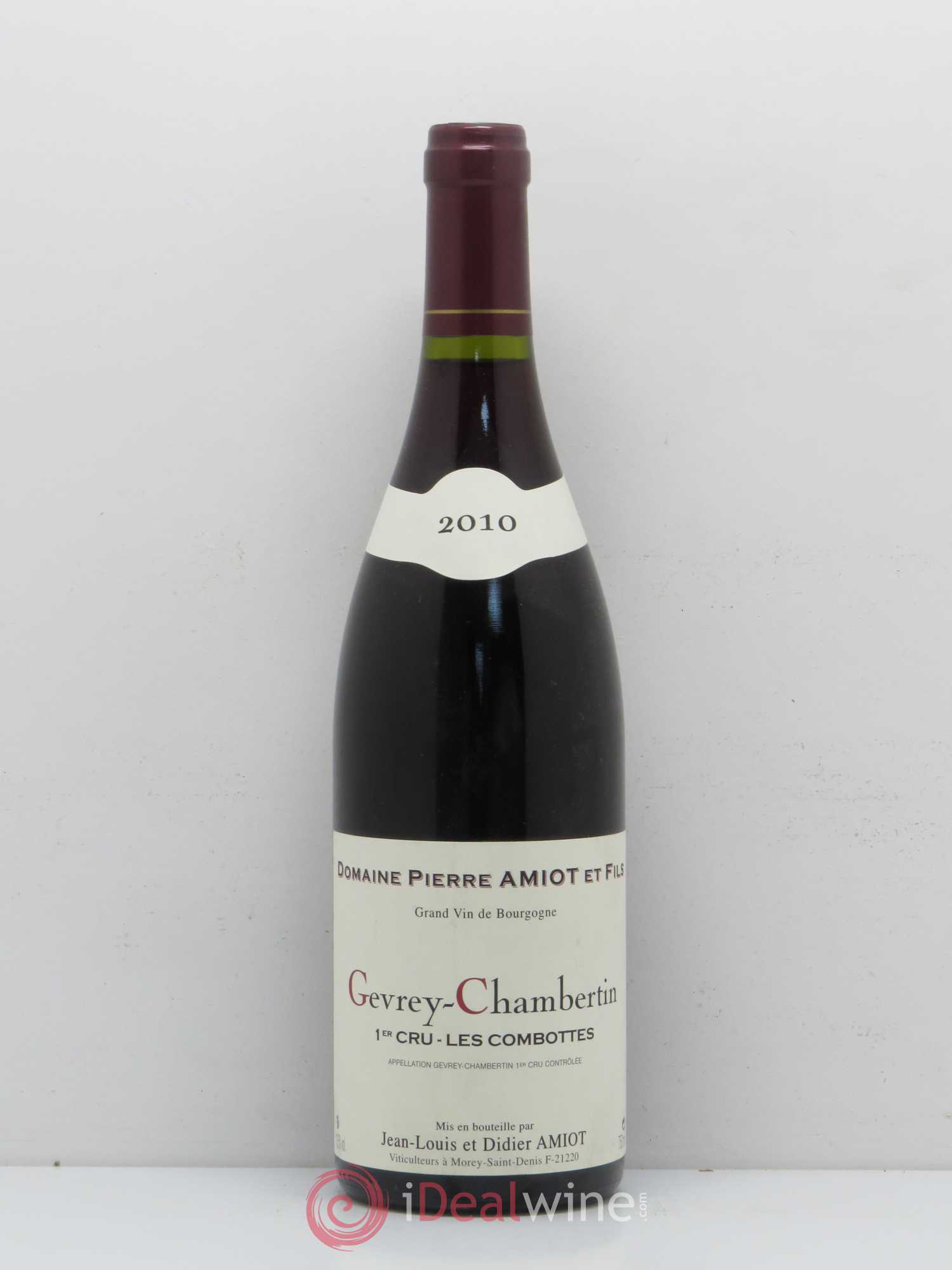 Gevrey-Chambertin 1er Cru Les Combottes Domaine Pierre Amiot 2010 - Posten von 1 Flasche - 0