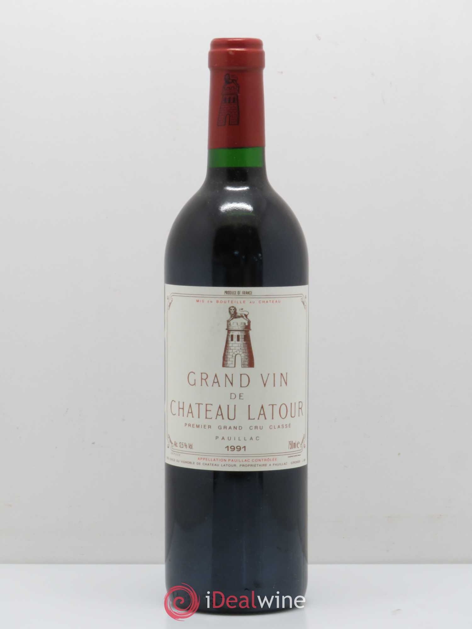 Château Latour 1er Grand Cru Classé 1991 - Lot de 1 bouteille - 0