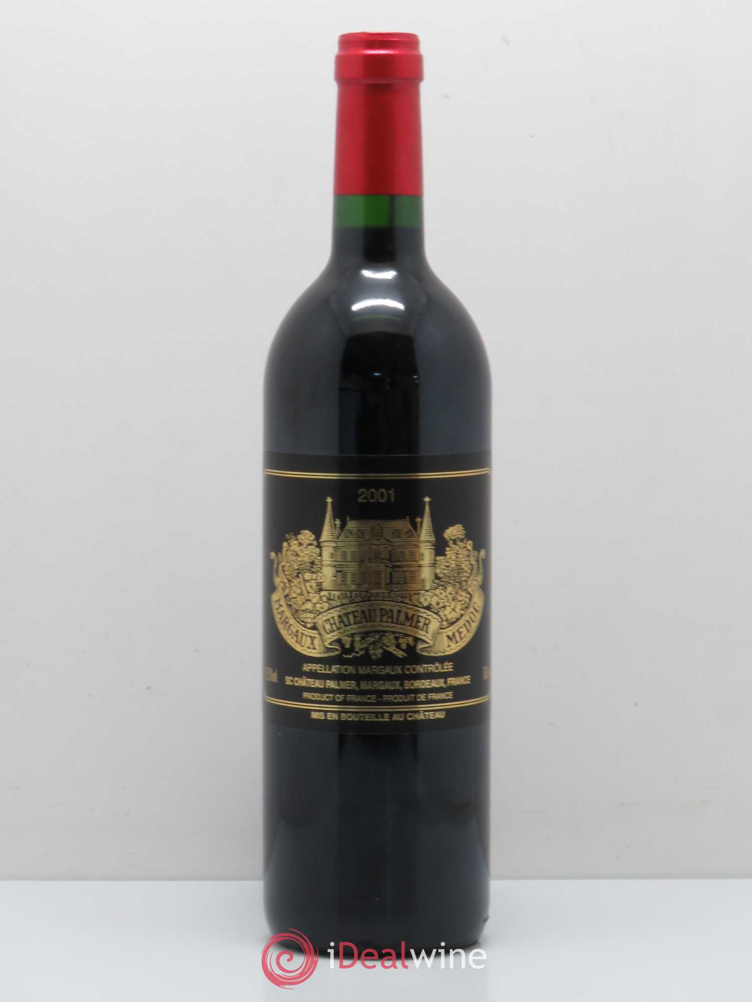 Château Palmer 3ème Grand Cru Classé 2001 - Lot de 1 bouteille - 0