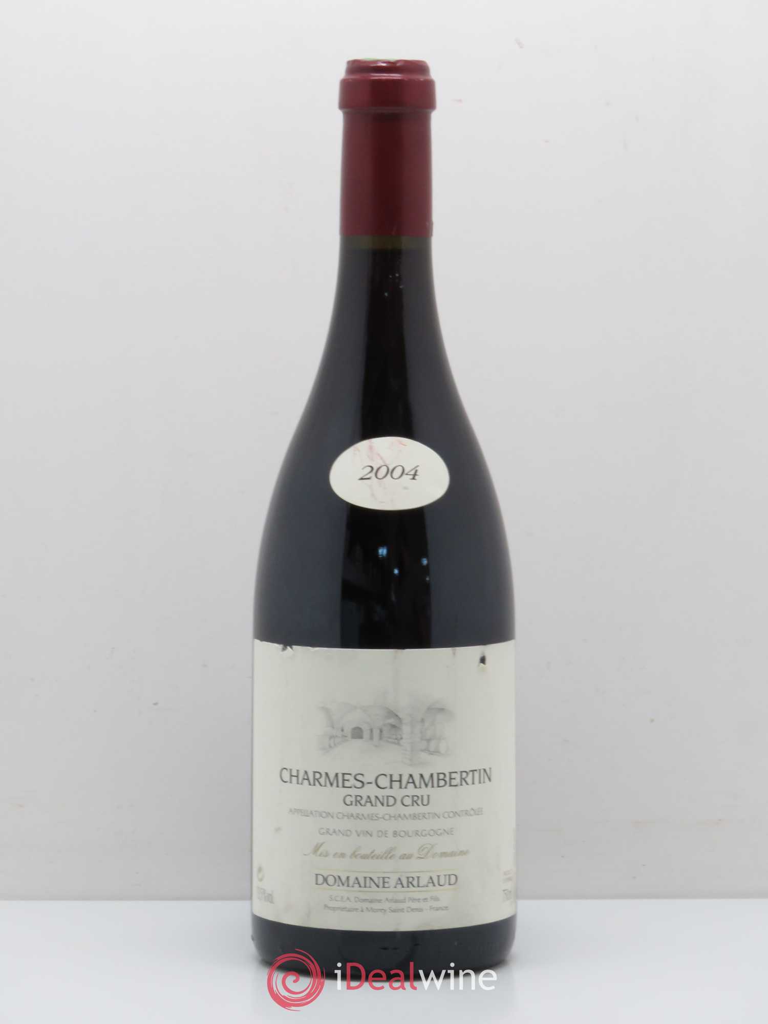 Charmes-Chambertin Grand Cru Arlaud 2004 - Lot de 1 bouteille - 0