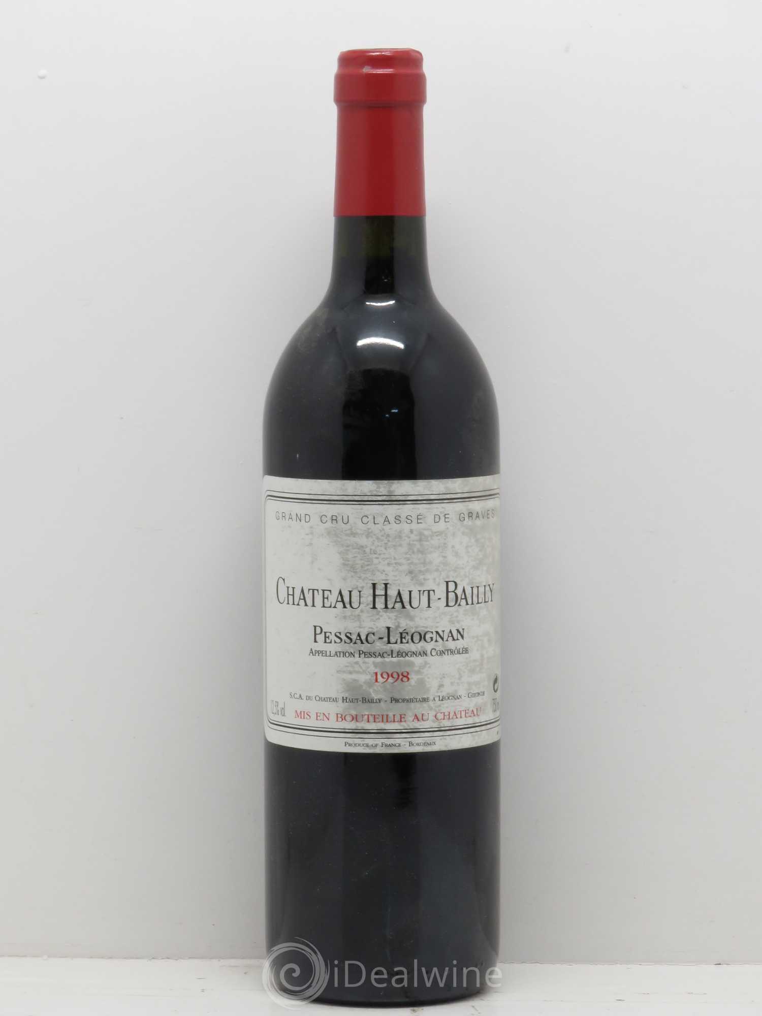 Château Haut-Bailly Cru Classé de Graves 1998 - Lot de 1 bouteille - 0
