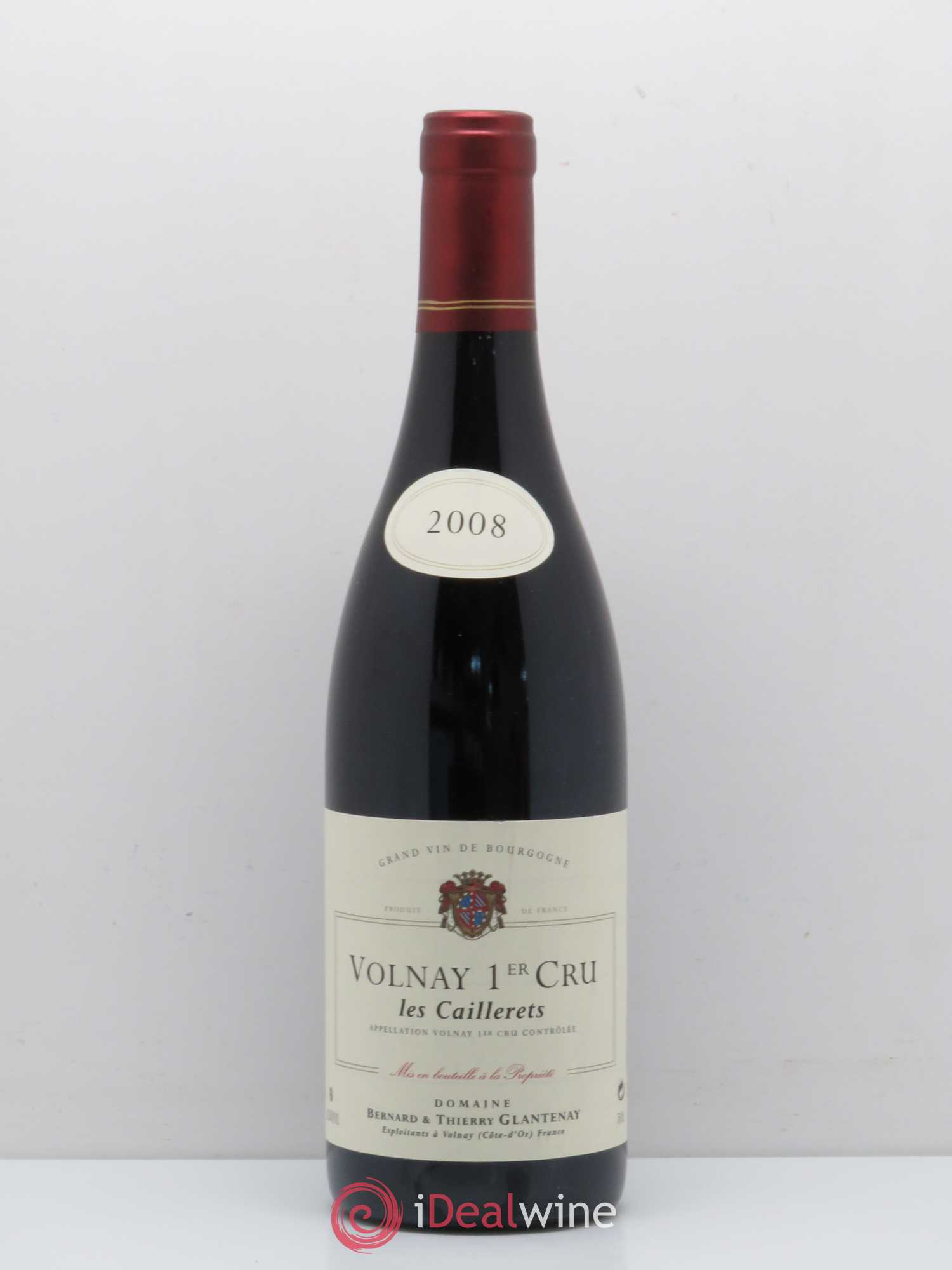 Volnay 1er Cru Les Caillerets Domaine Thierry Glantenay 2008 - Posten von 1 Flasche - 0