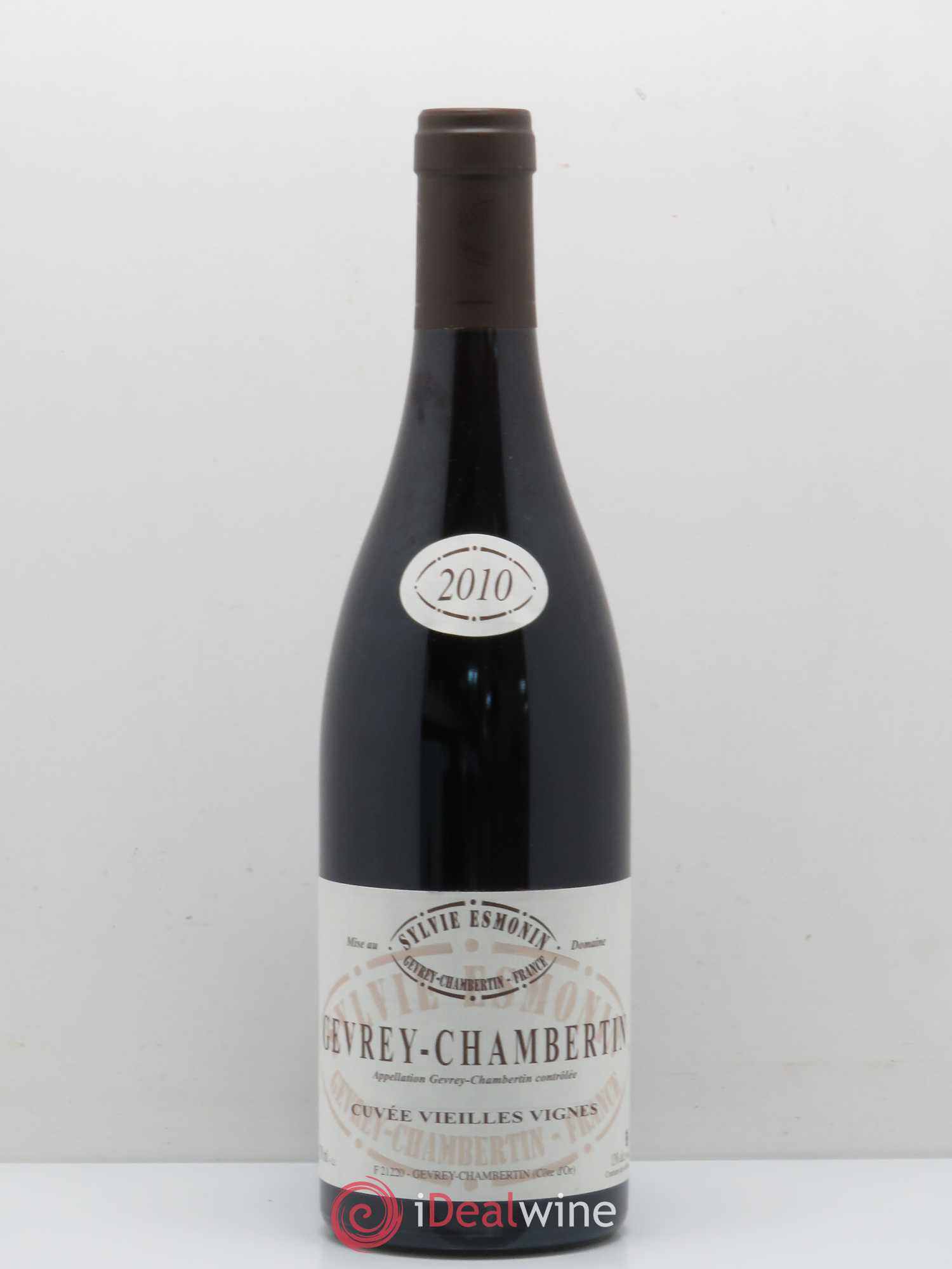Gevrey-Chambertin Vieilles Vignes Sylvie Esmonin 2010 - Lot de 1 bouteille - 0