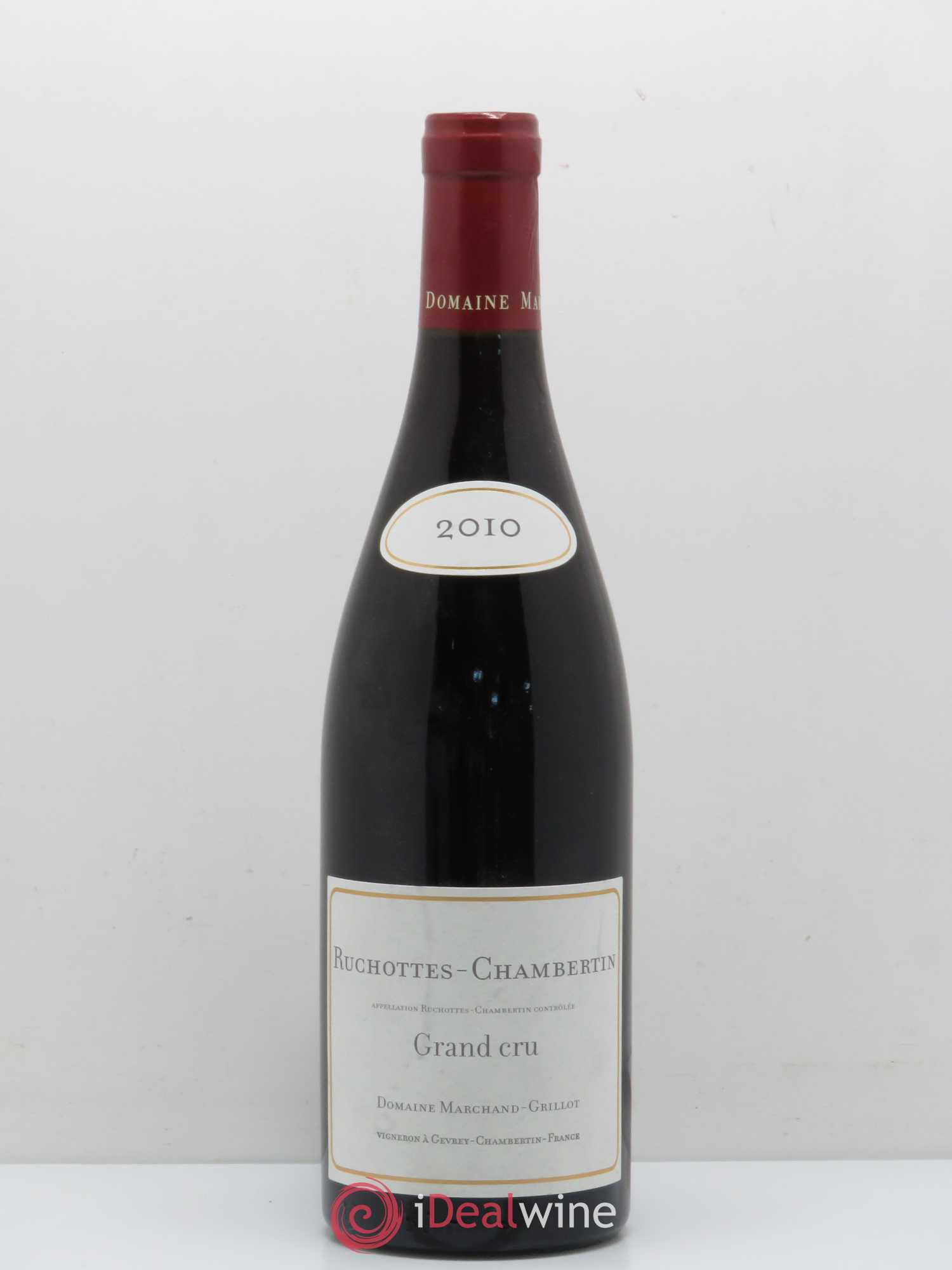 Ruchottes-Chambertin Grand Cru Marchand Grillot 2010 - Lot de 1 bouteille - 0