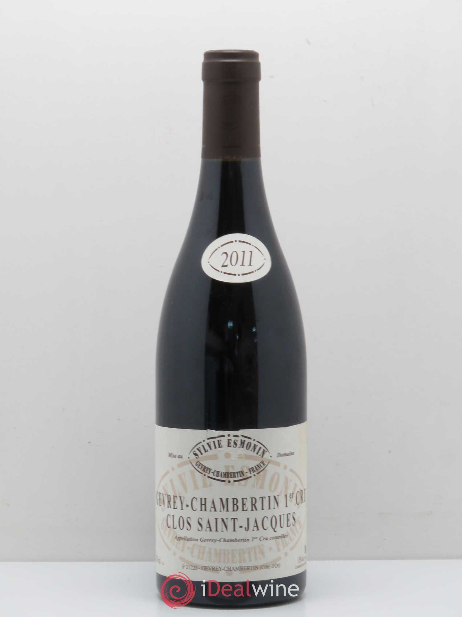 Gevrey-Chambertin 1er Cru Clos Saint Jacques Sylvie Esmonin 2011 - Lot de 1 bouteille - 0