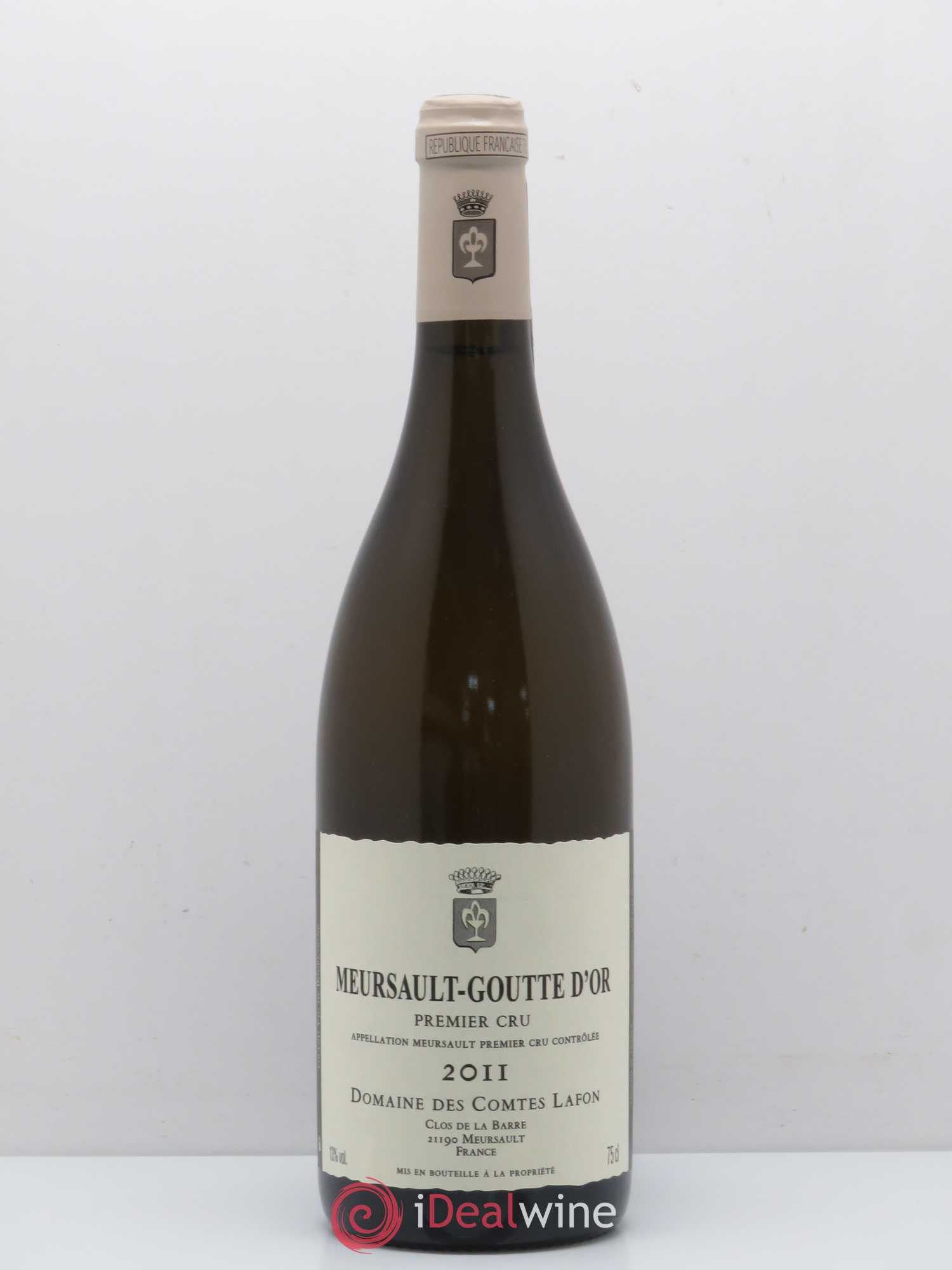 Meursault 1er Cru Goutte d'Or Comtes Lafon (Domaine des) 2011 - Lot de 1 bouteille - 0