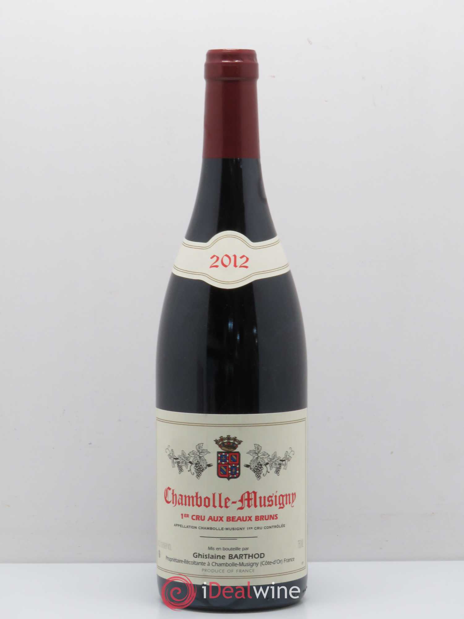 Chambolle-Musigny 1er Cru Aux Beaux Bruns Ghislaine Barthod 2012 - Lot de 1 bouteille - 0
