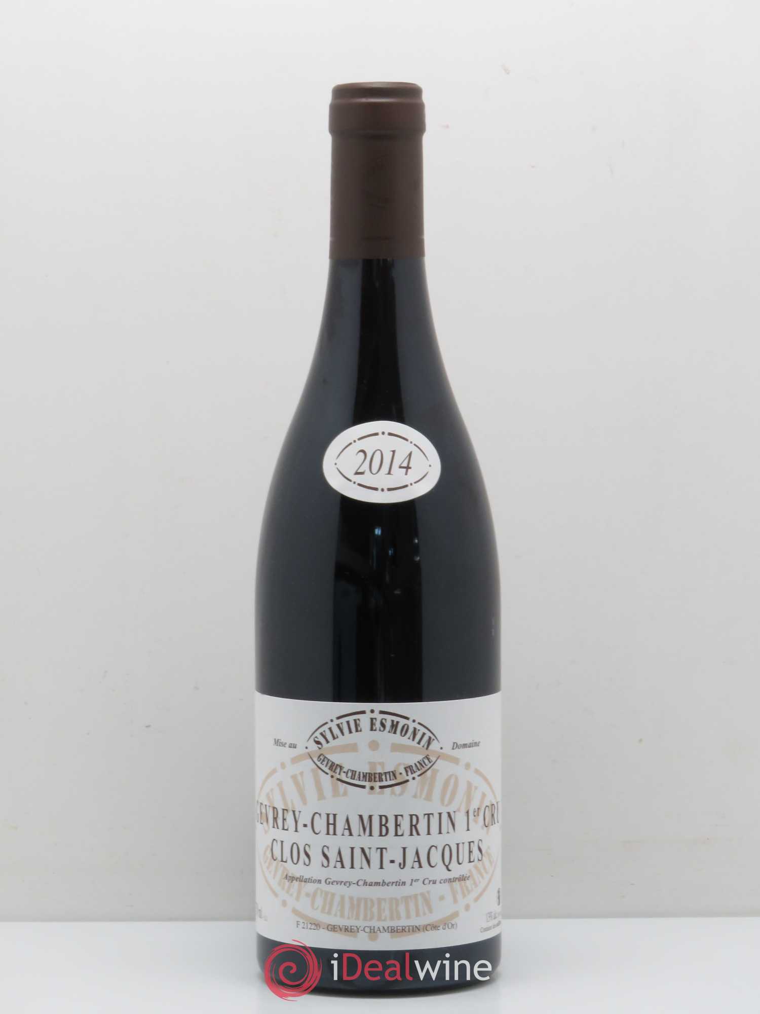 Gevrey-Chambertin 1er Cru Clos Saint Jacques Sylvie Esmonin 2014 - Posten von 1 Flasche - 0