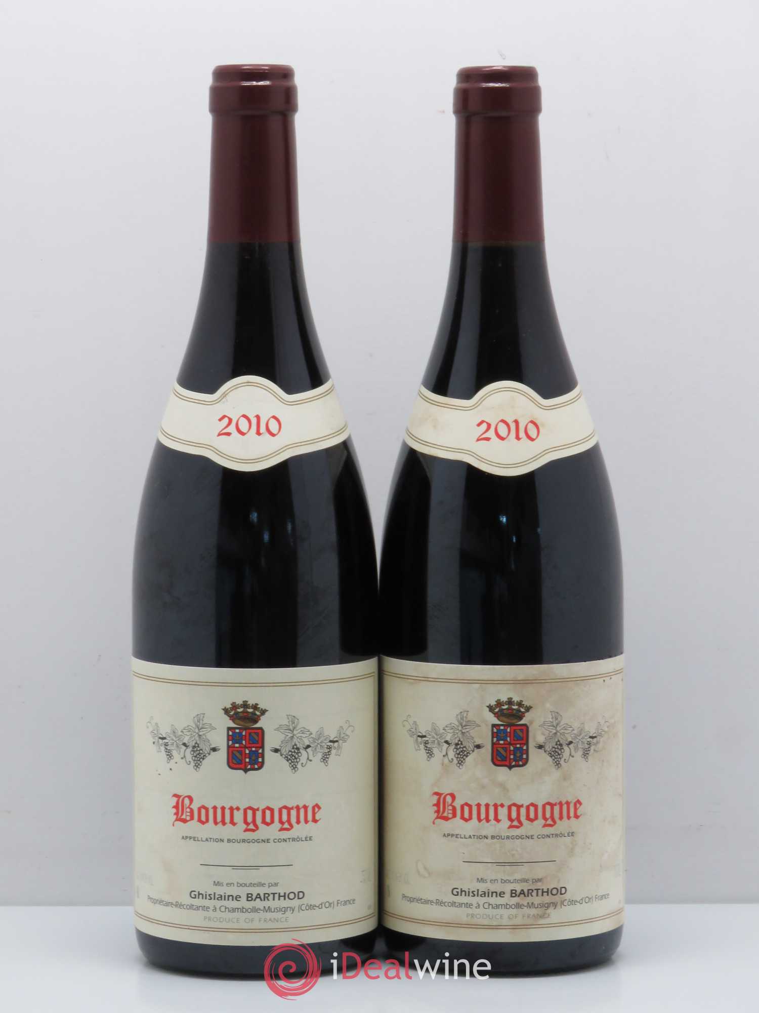 Bourgogne Ghislaine Barthod 2010 - Lot de 2 bouteilles - 0