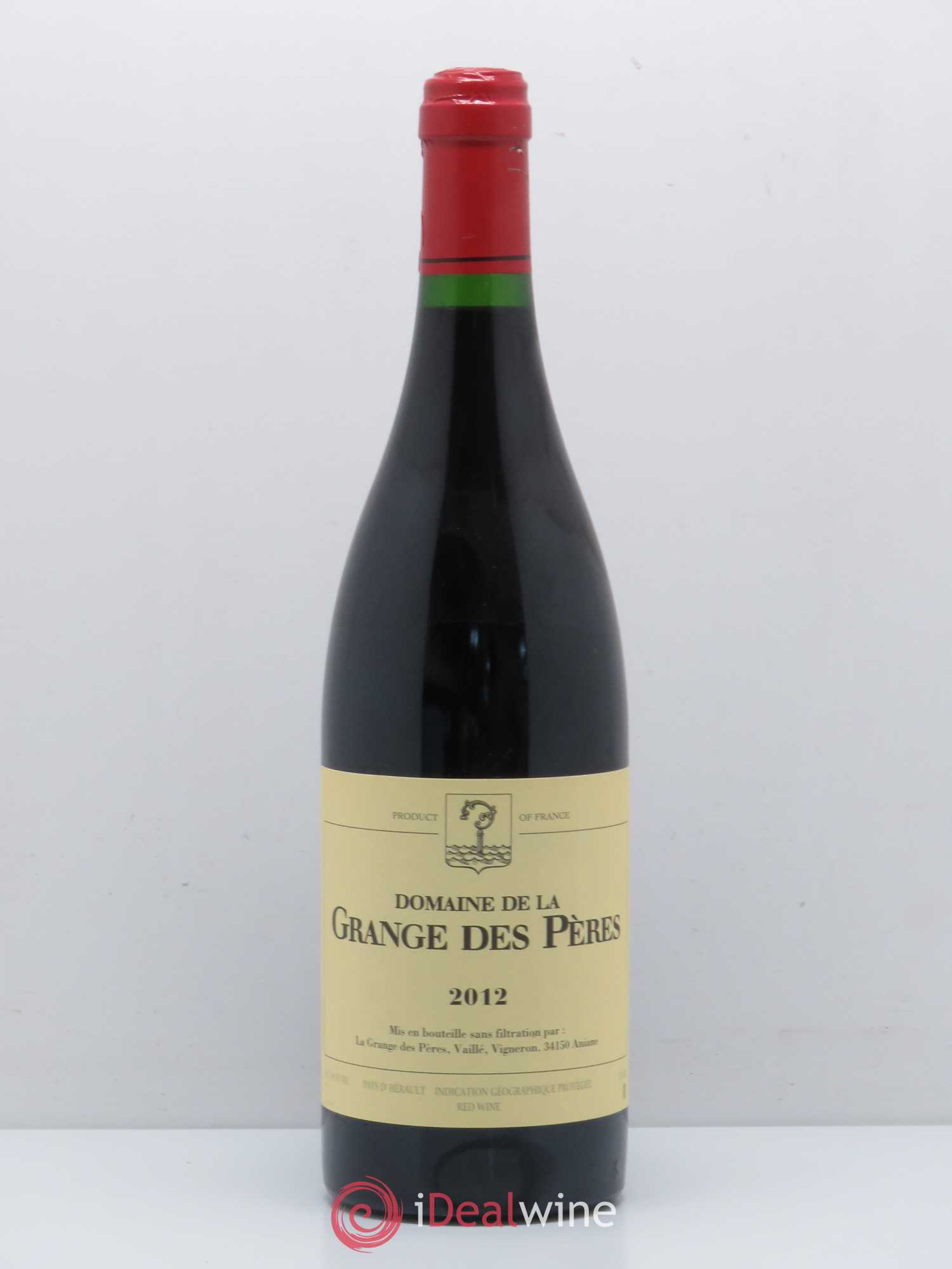 Pays d'Hérault Grange des Pères Laurent Vaillé 2012 - Lot de 1 bouteille - 0