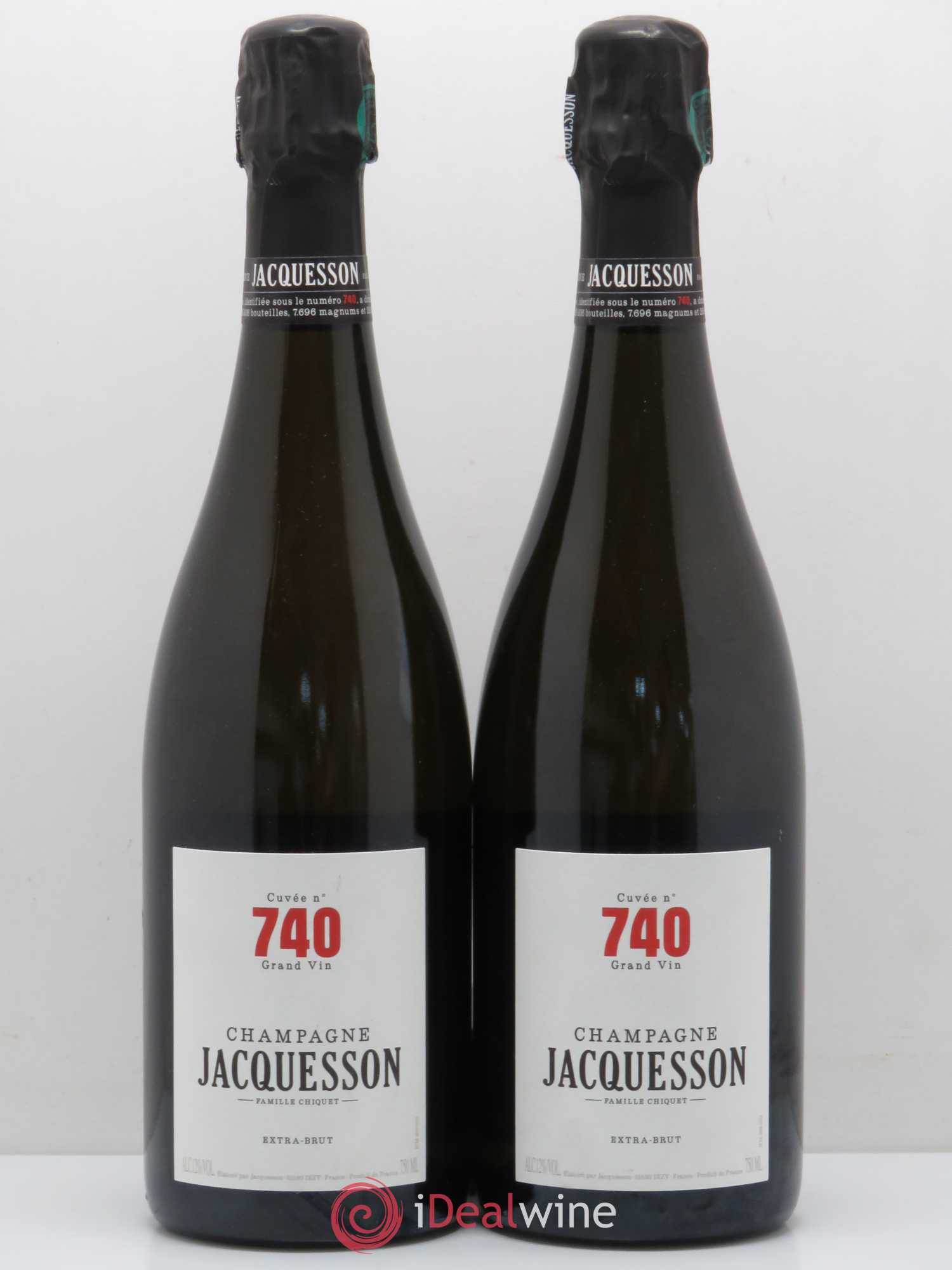 Cuvée 740 Extra-Brut Jacquesson - Lot de 2 bouteilles - 0