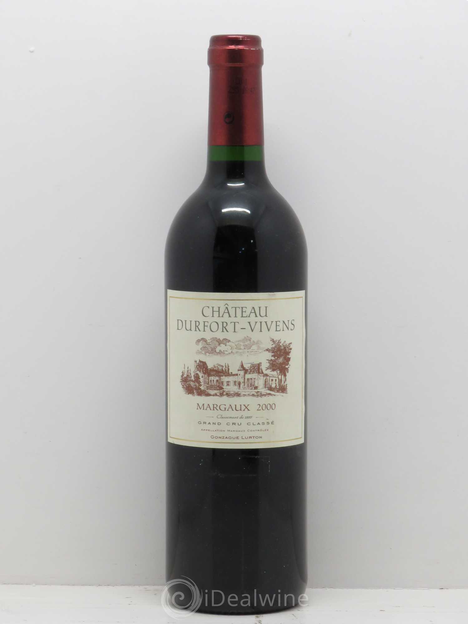 Château Durfort Vivens 2ème Grand Cru Classé 2000 - Lot de 1 bouteille - 0