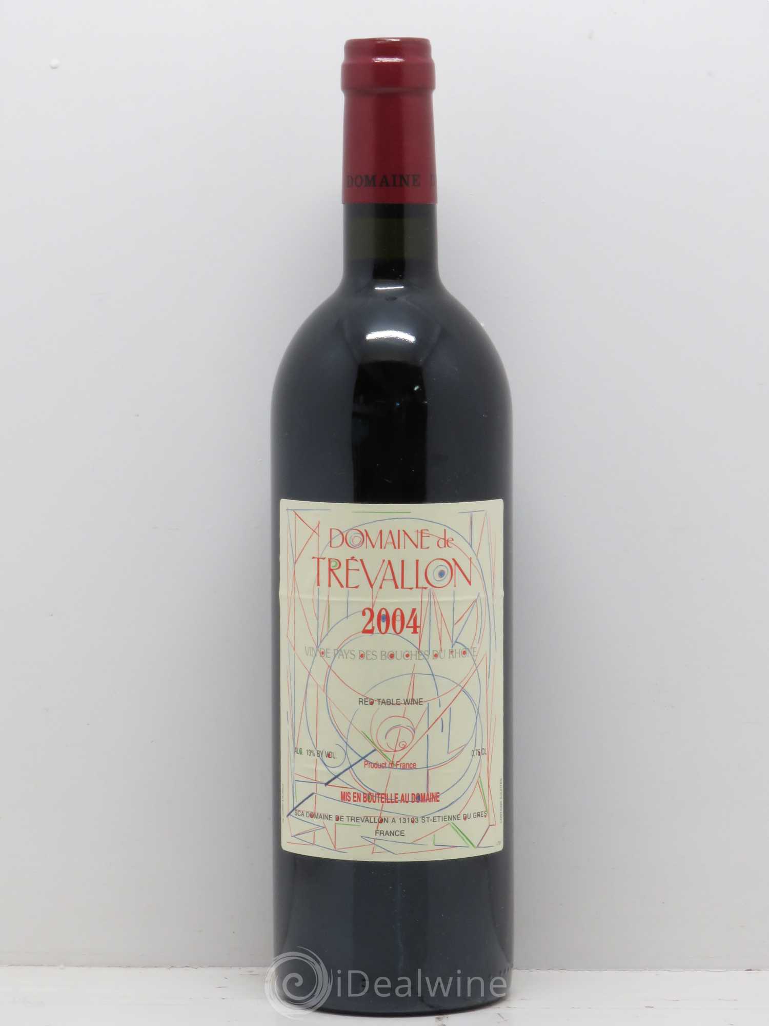 VDP Bouches du Rhône Trévallon (Domaine de) Eloi Dürrbach 2004 - Lot de 1 bouteille - 0