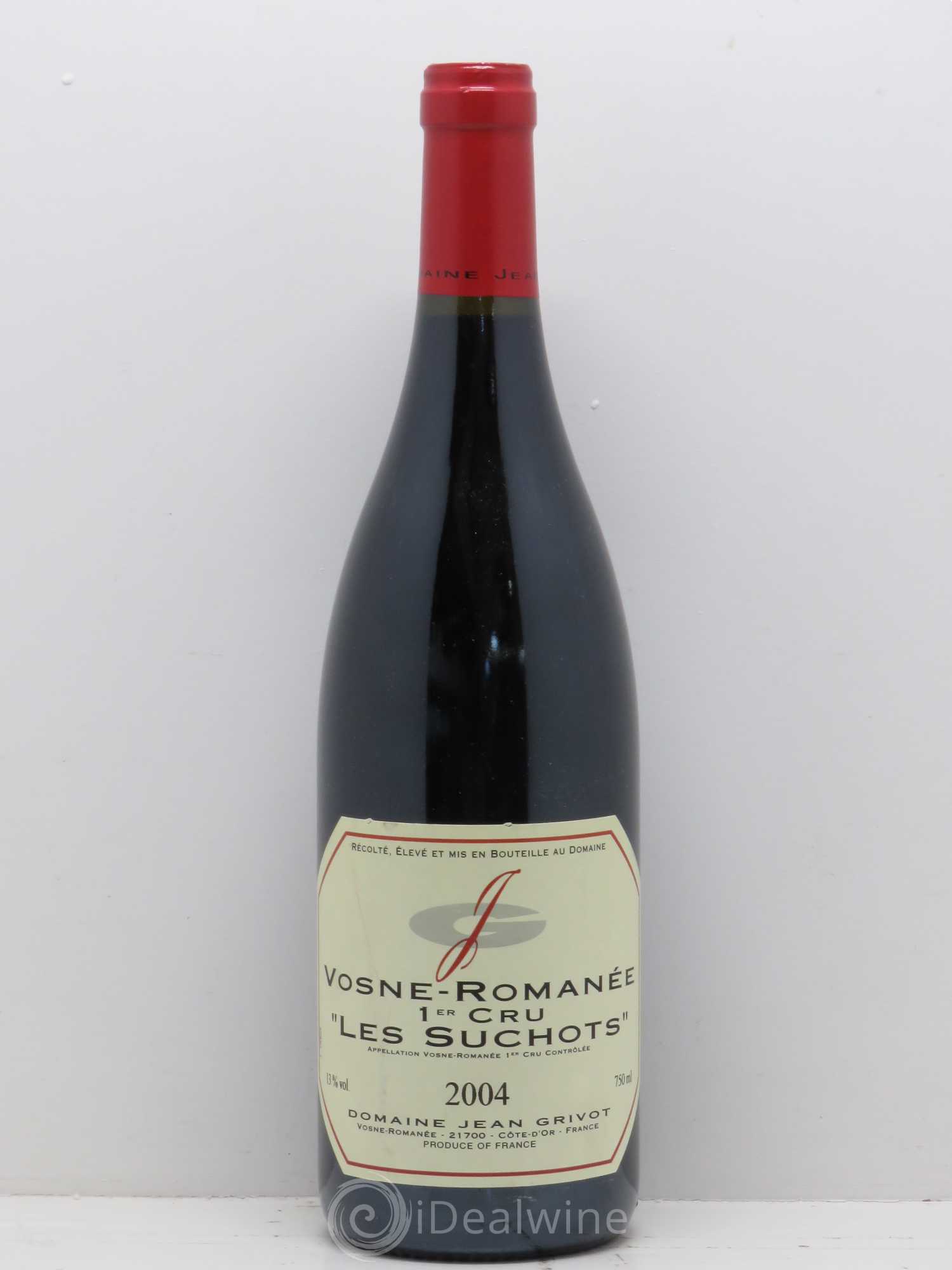 Vosne-Romanée 1er Cru Les Suchots Jean Grivot 2004 - Lot de 1 bouteille - 0