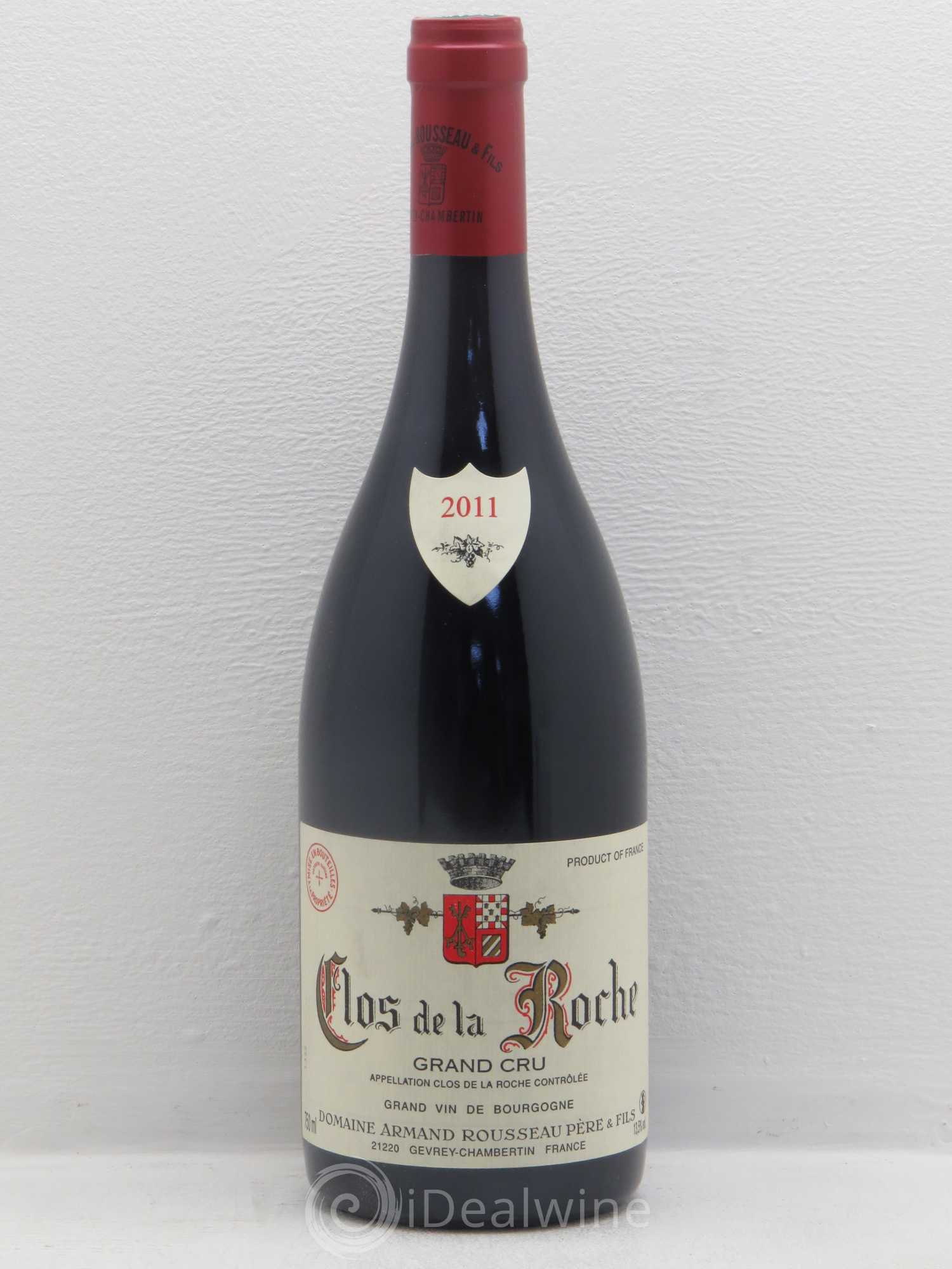 Clos de la Roche Grand Cru Armand Rousseau (Domaine) 2011 - Posten von 1 Flasche - 0