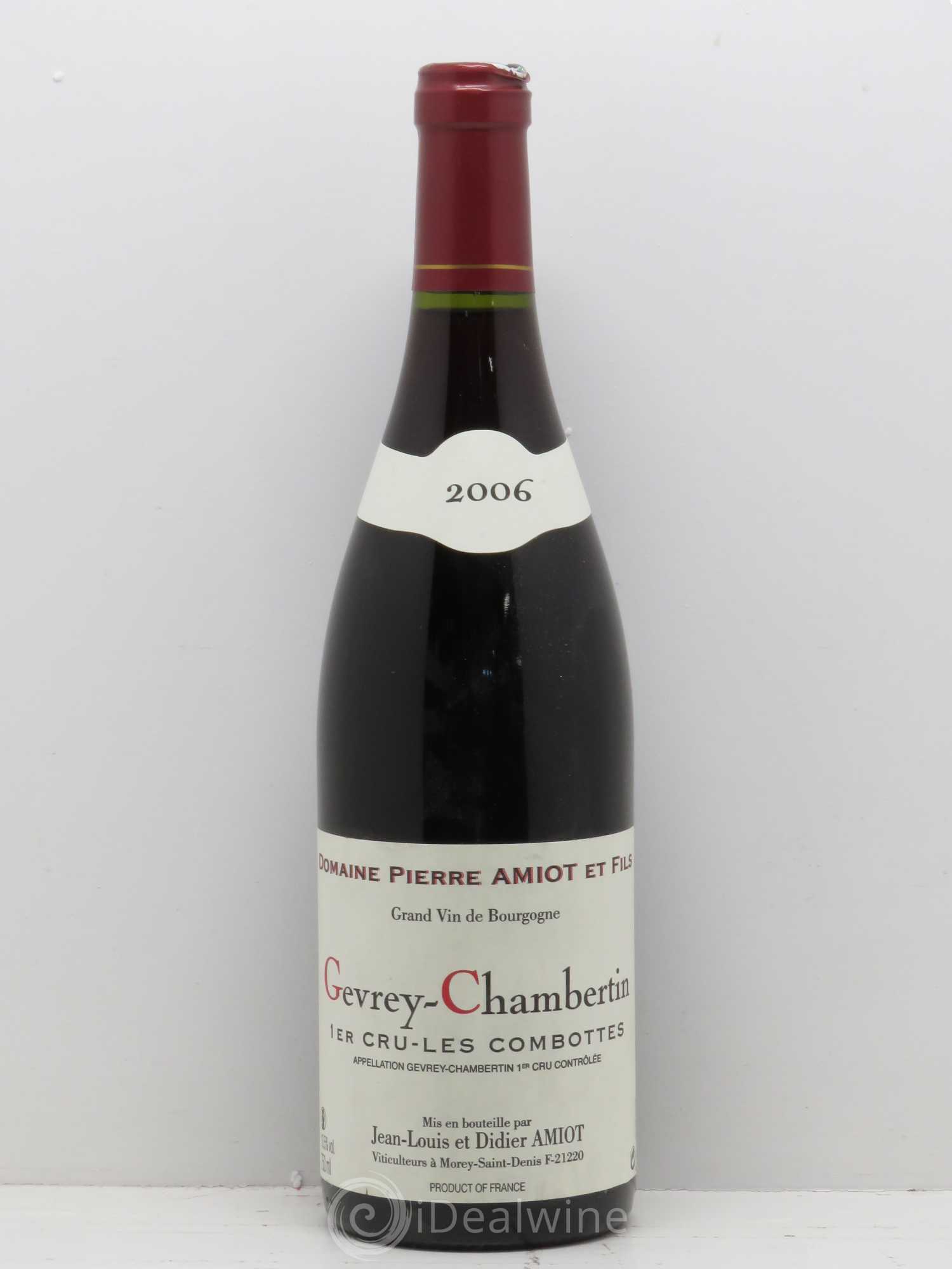 Gevrey-Chambertin 1er Cru Les Combottes Domaine Pierre Amiot 2006 - Posten von 1 Flasche - 0