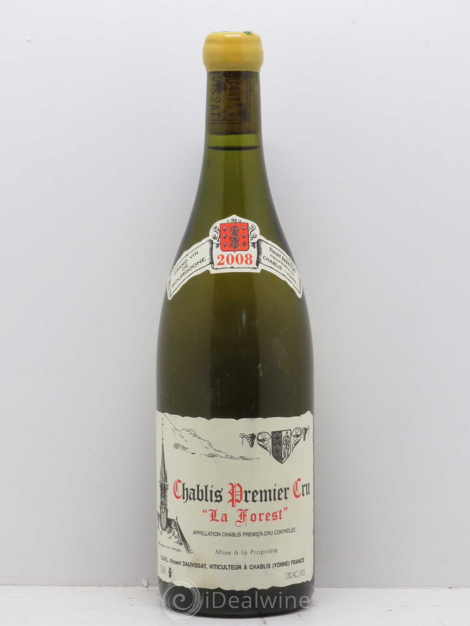 Chablis 1er Cru La Forest Vincent Dauvissat (Domaine) 2008 - Lot de 1 bouteille - 0
