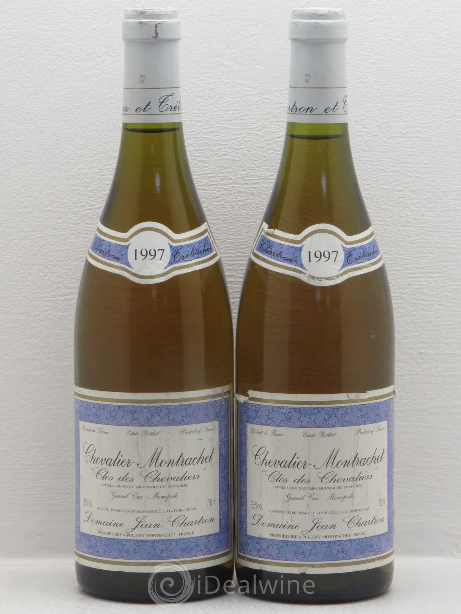 Chevalier-Montrachet Grand Cru Clos des Chevaliers - Domaine Chartron 1997 - Posten von 2 Flaschen - 0