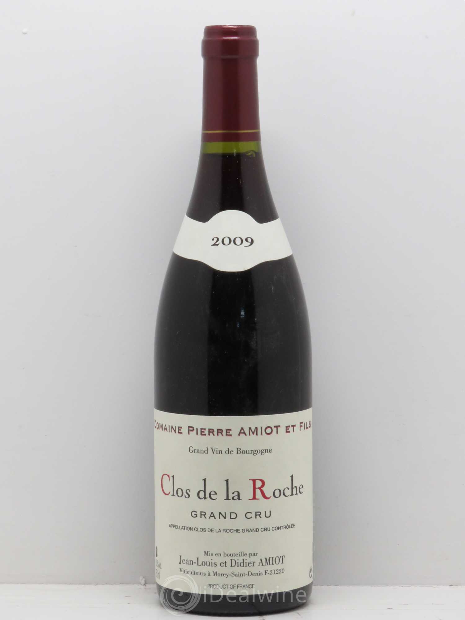 Clos de la Roche Grand Cru Domaine Pierre Amiot 2009 - Lot of 1 bottle - 0