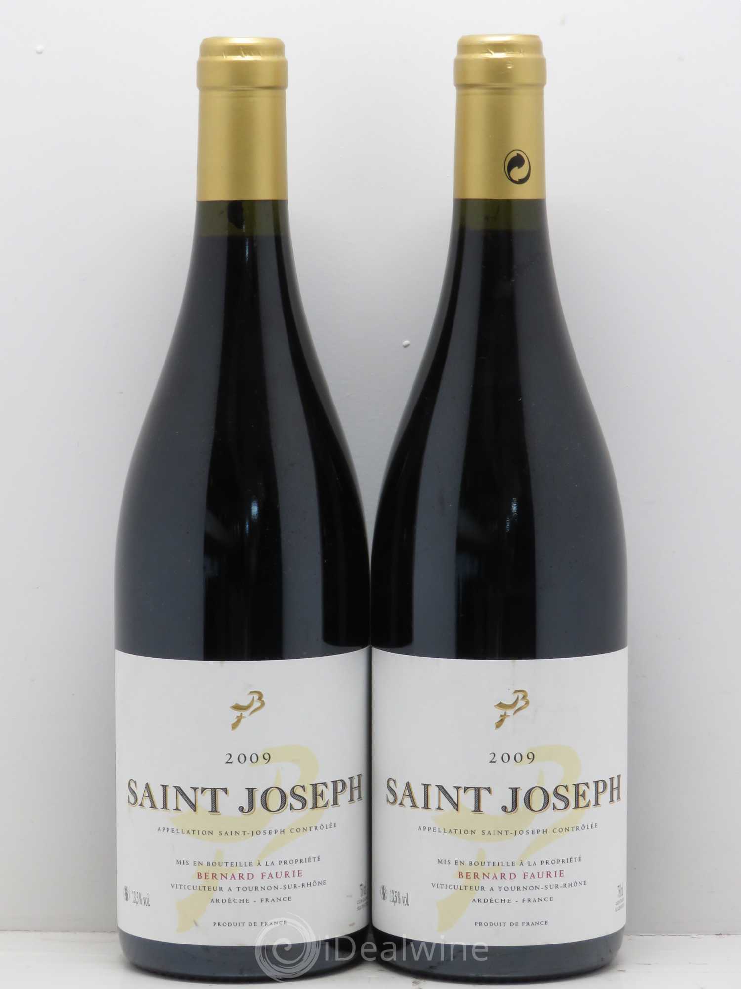 Saint-Joseph Bernard Faurie 2009 - Posten von 2 Flaschen - 0