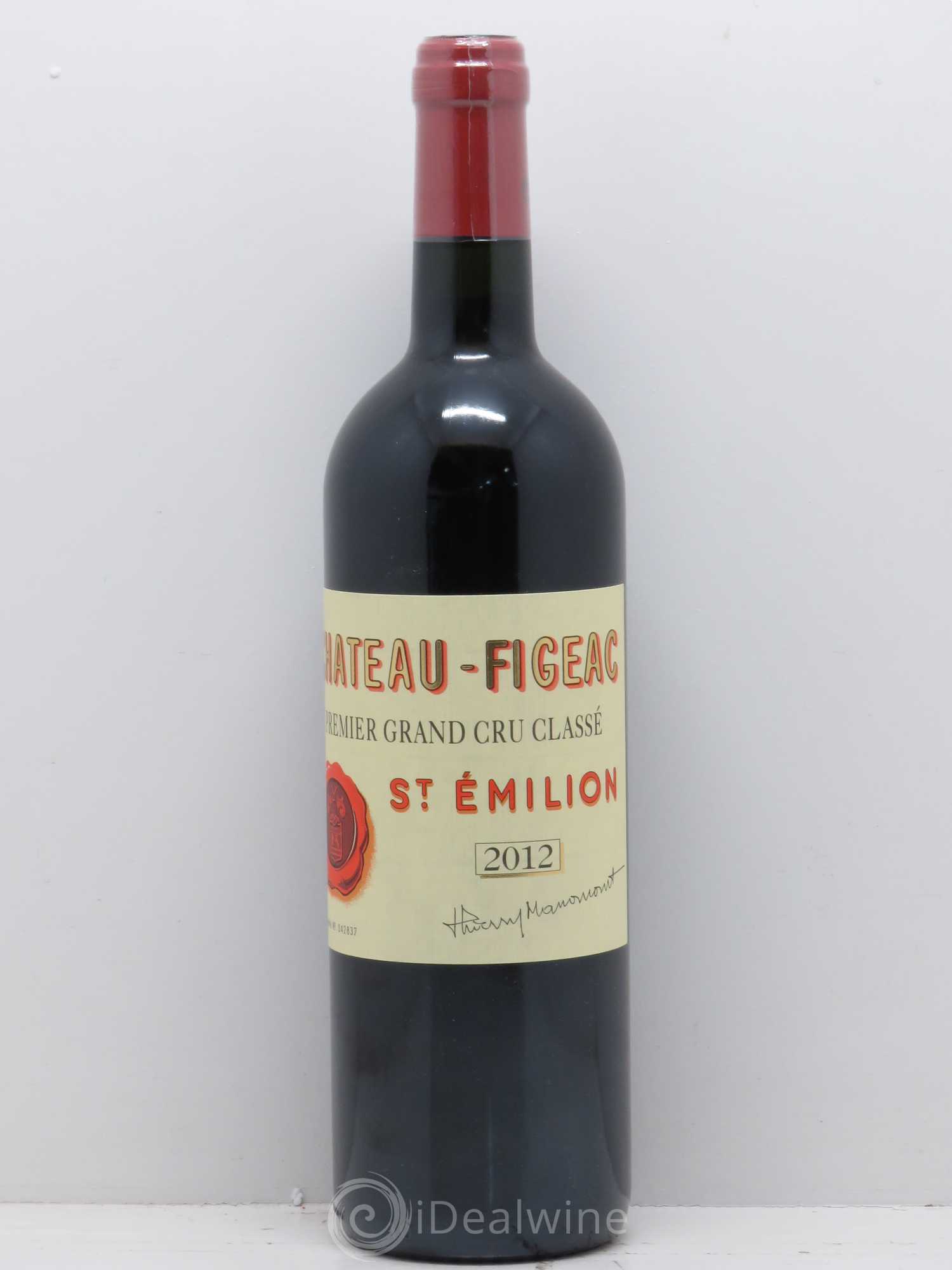 Château Figeac 1er Grand Cru Classé A 2012 - Lot de 1 bouteille - 0