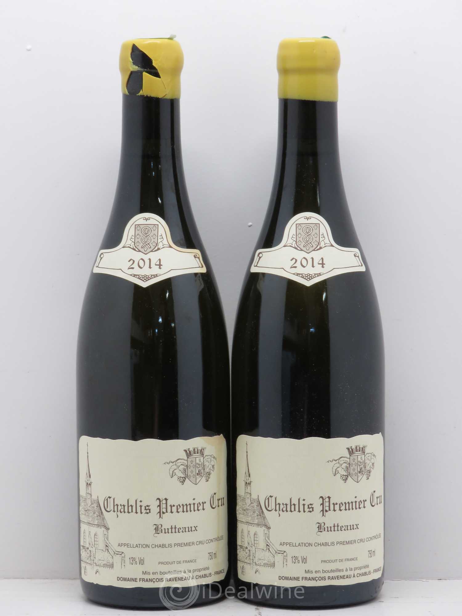 Chablis 1er Cru Butteaux Raveneau (Domaine) 2014 - Lot de 2 bouteilles - 0