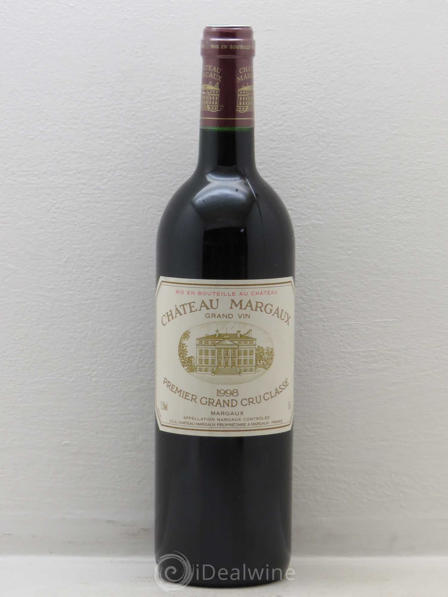 Château Margaux 1er Grand Cru Classé 1998 - Lot de 1 bouteille - 0