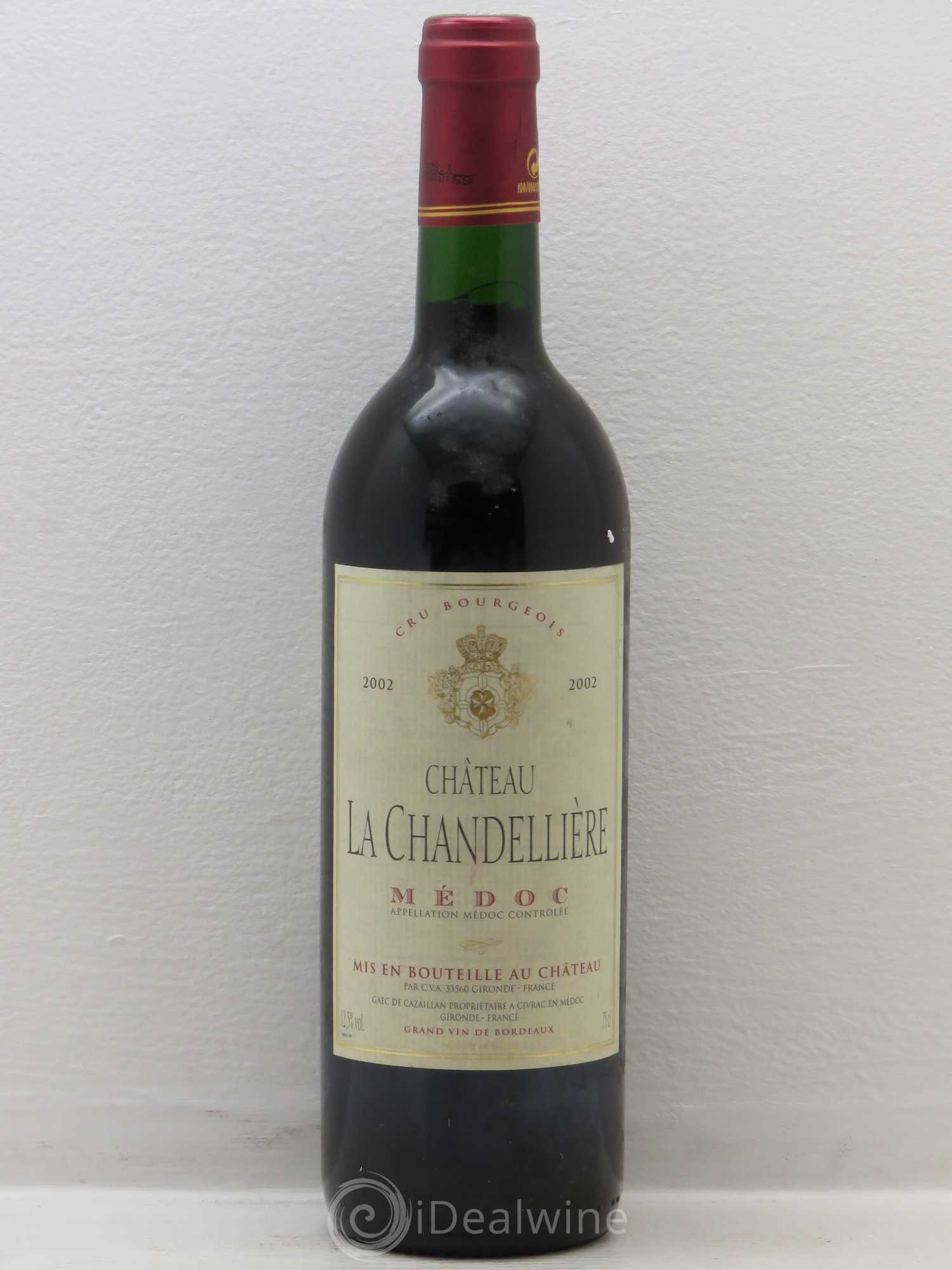 Médoc Château La Chandelière (sans prix de réserve) 2002 - Posten von 1 Flasche - 0