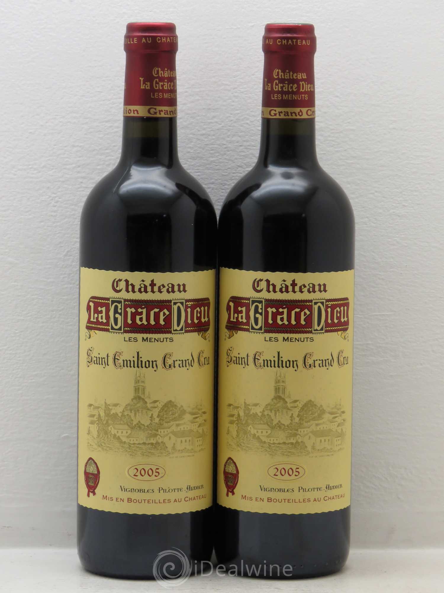 Château la Grâce Dieu les Menuts 2005 - Lot de 2 bouteilles - 0