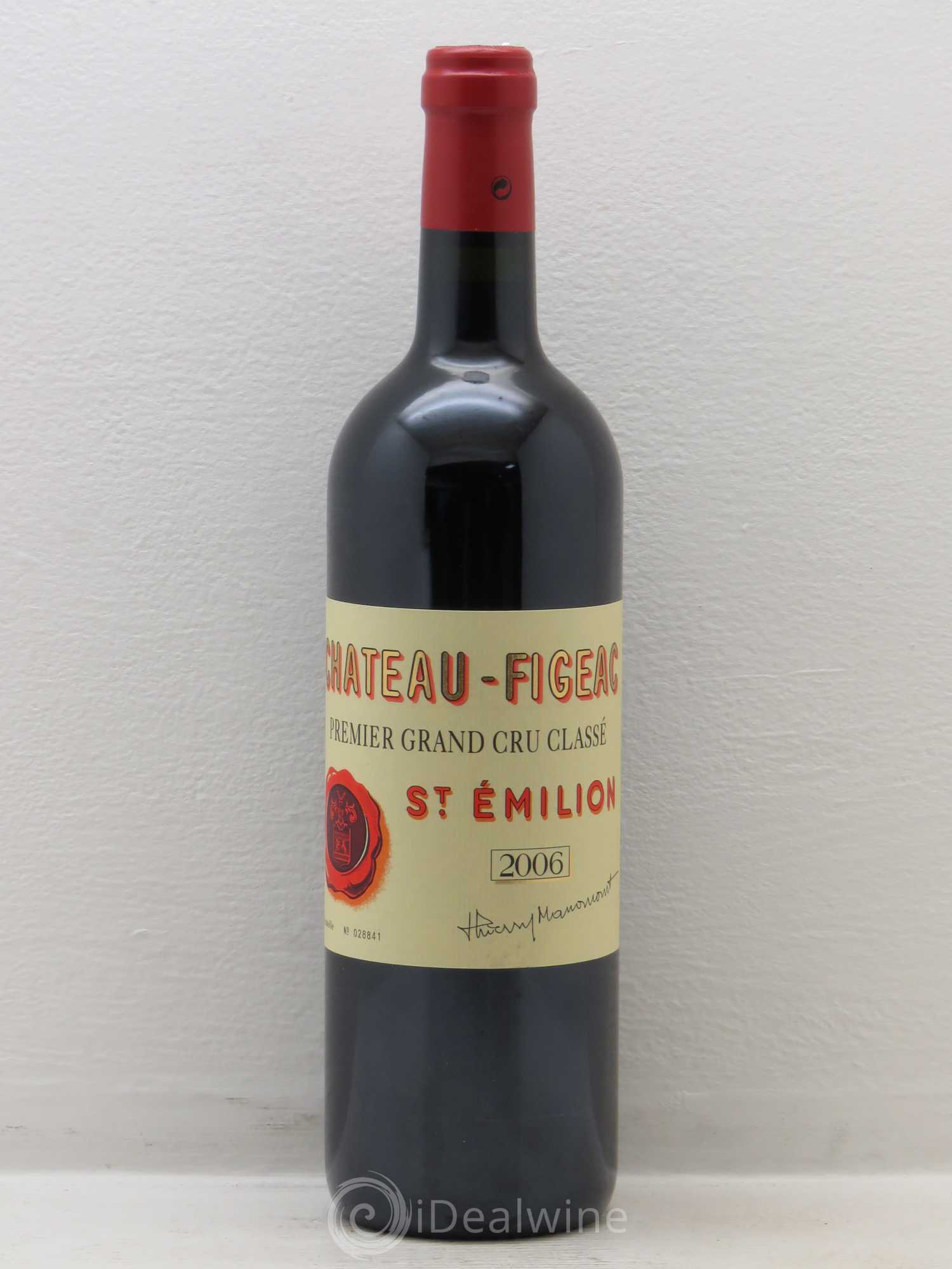 Château Figeac 1er Grand Cru Classé A 2006 - Lot de 1 bouteille - 0