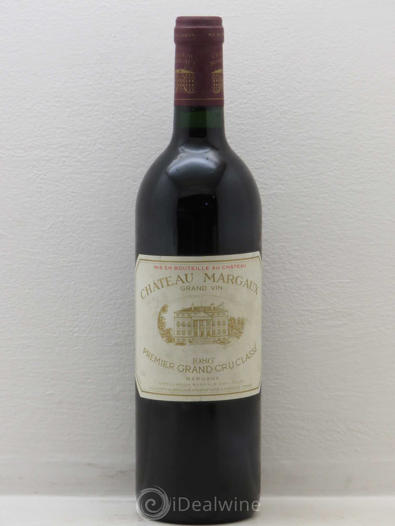 Château Margaux 1er Grand Cru Classé 1986 - Lot de 1 bouteille - 0