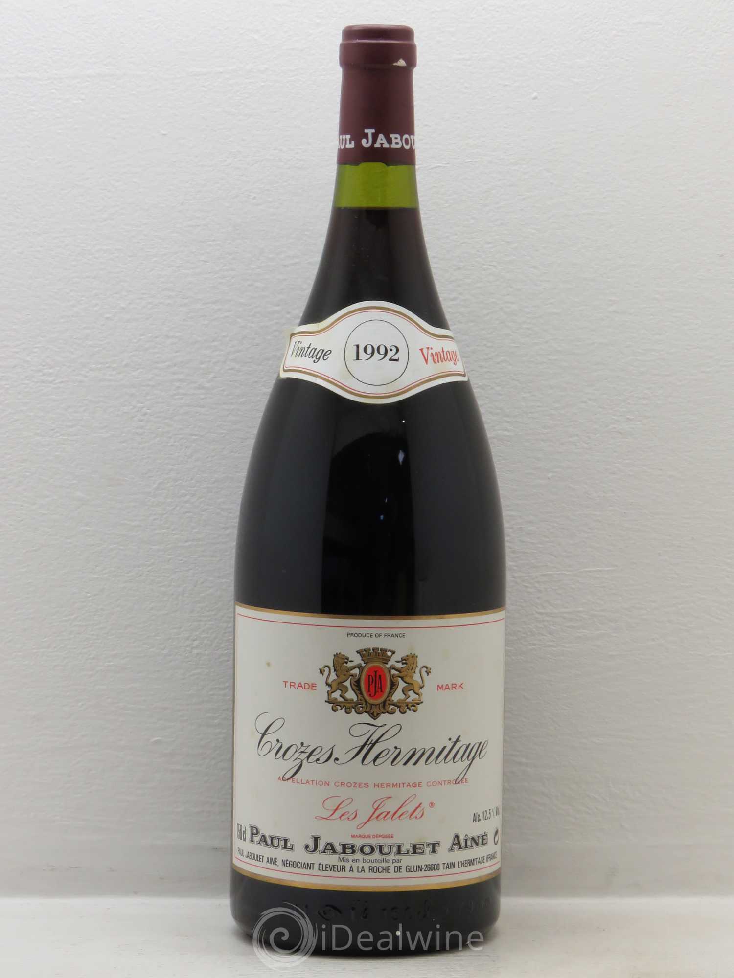Crozes-Hermitage Les Jalets Paul Jaboulet Ainé 1992 - Posten von 1 Magnum - 0