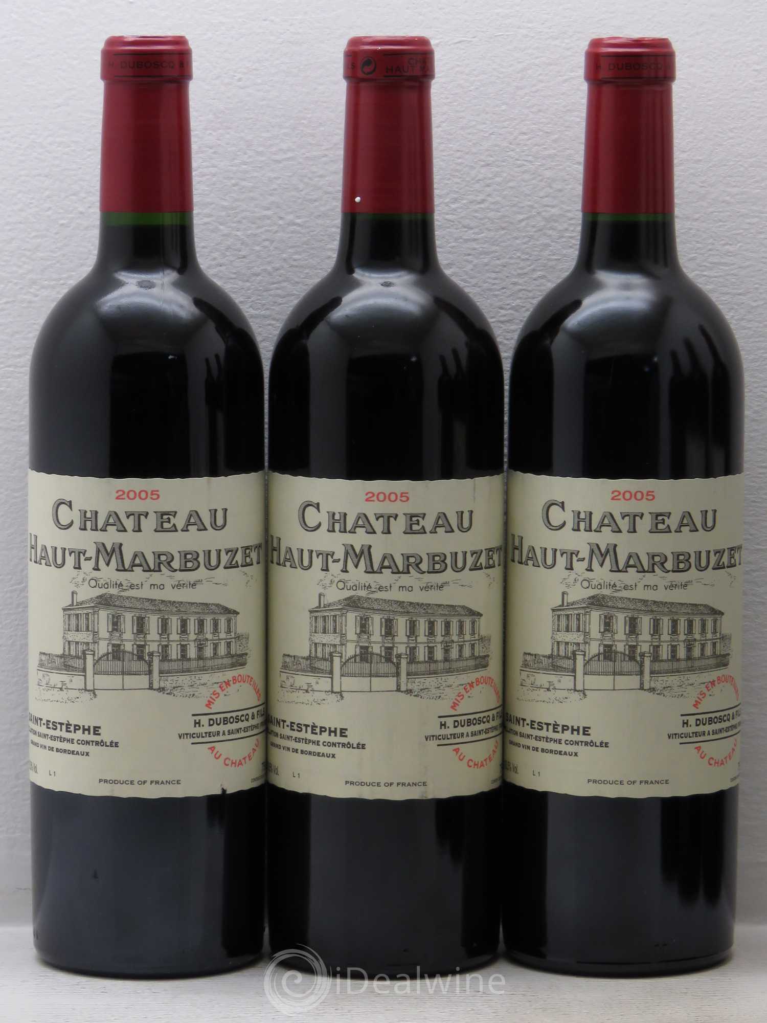 Château Haut Marbuzet 2005 - Lot de 6 bouteilles - 1
