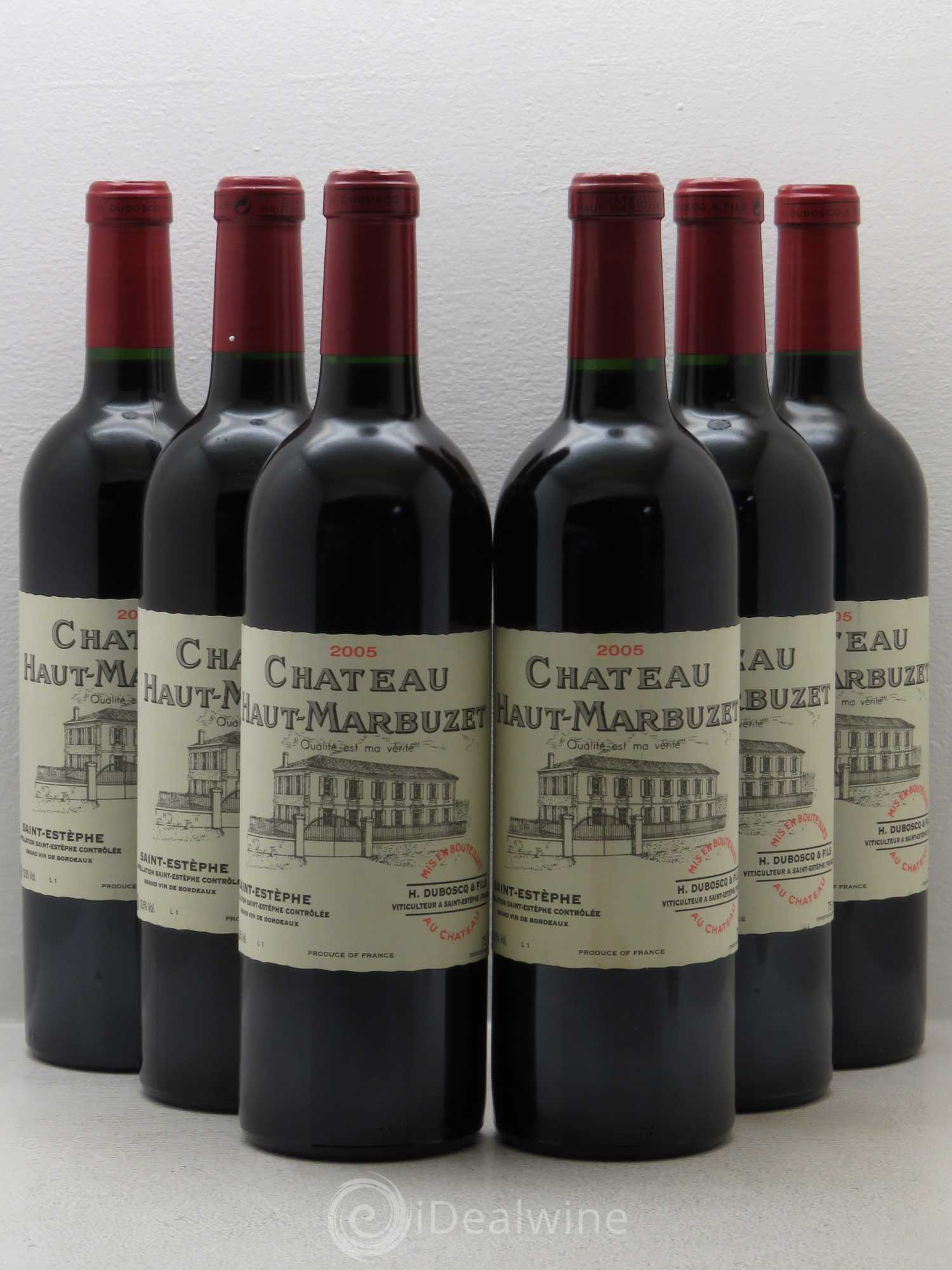 Château Haut Marbuzet 2005 - Lot de 6 bouteilles - 0