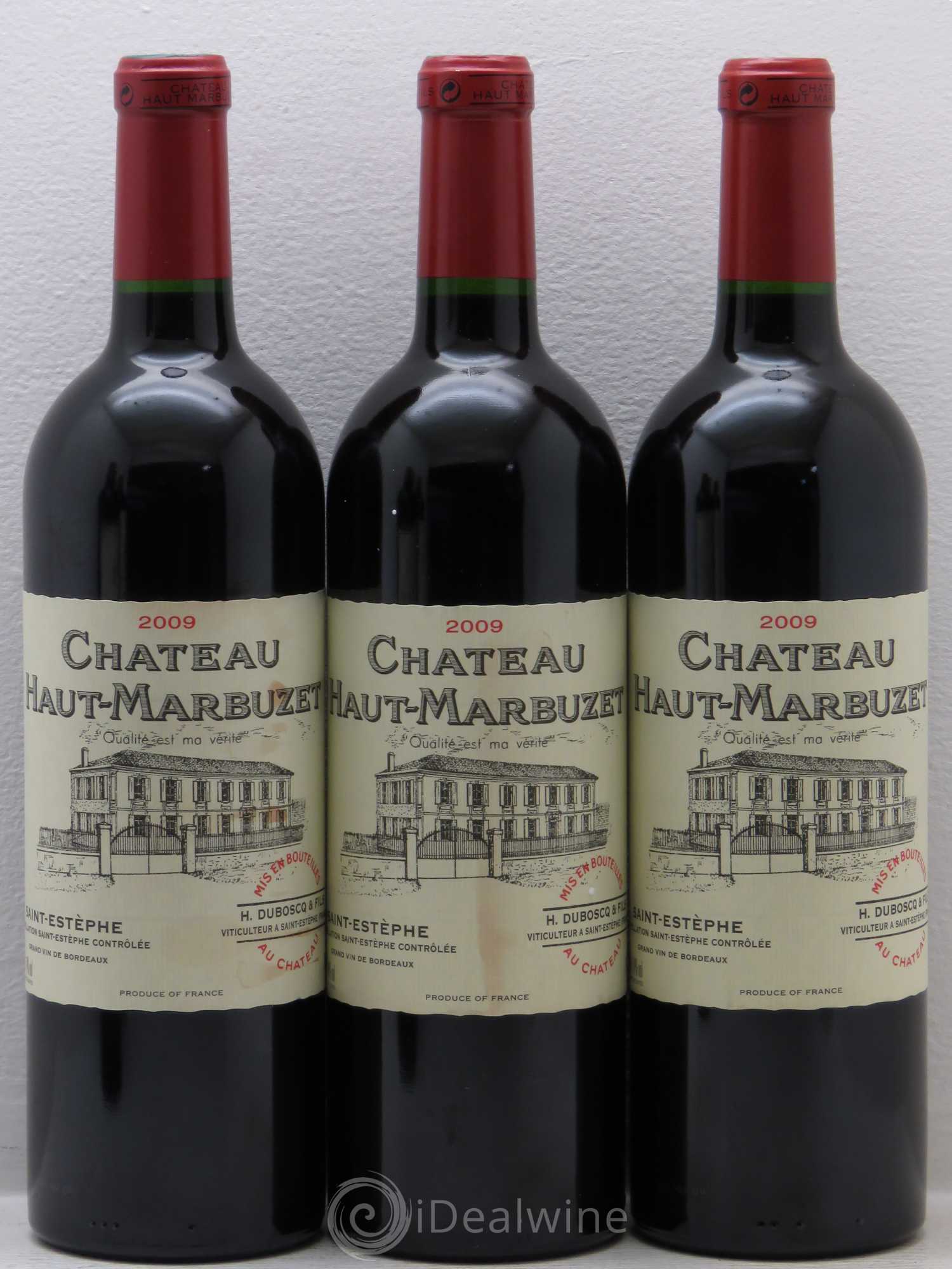Château Haut Marbuzet 2009 - Lot de 6 bouteilles - 1