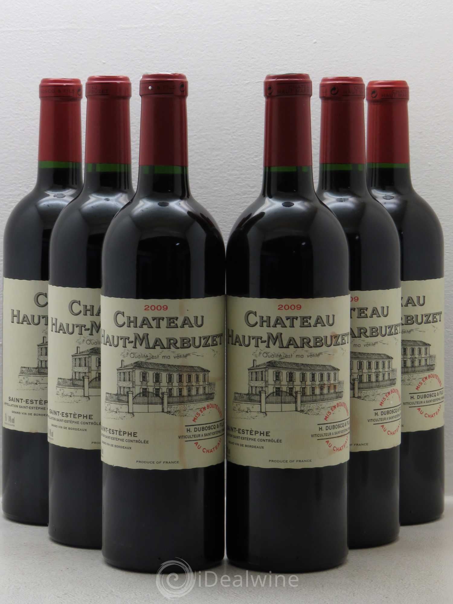 Château Haut Marbuzet 2009 - Lot de 6 bouteilles - 0