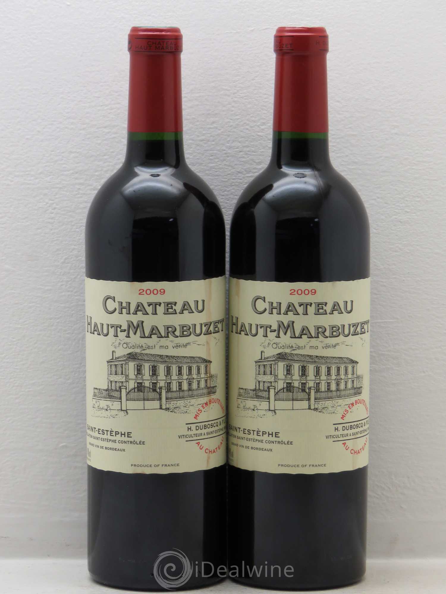 Château Haut Marbuzet 2009 - Lot de 2 bouteilles - 0