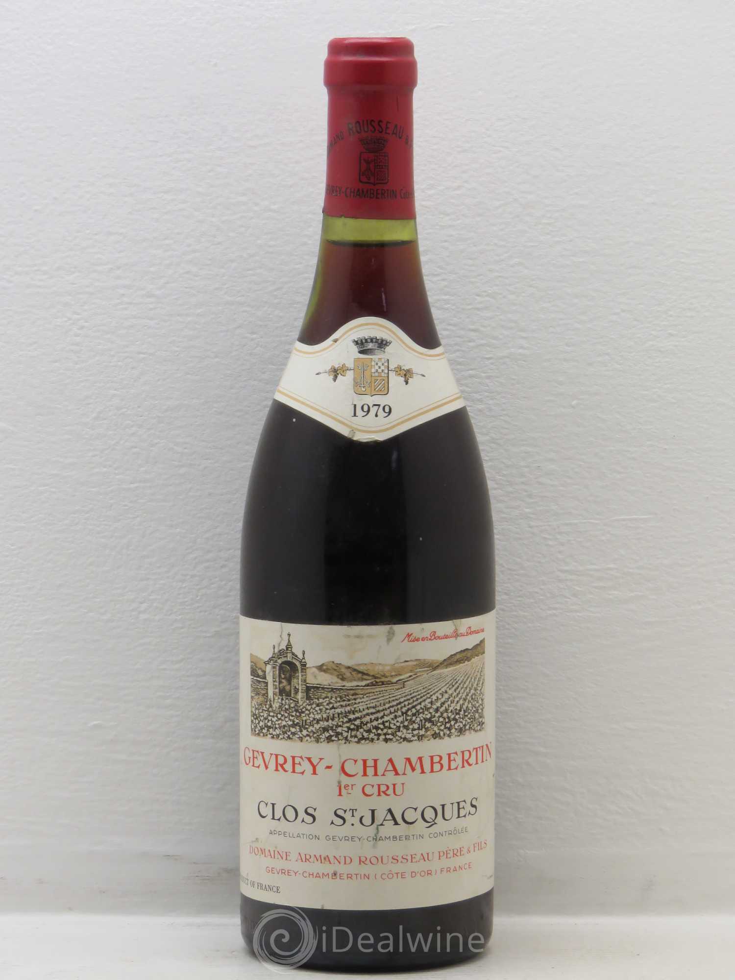Gevrey-Chambertin 1er Cru Clos Saint-Jacques Armand Rousseau (Domaine) 1979 - Lot de 1 bouteille - 0