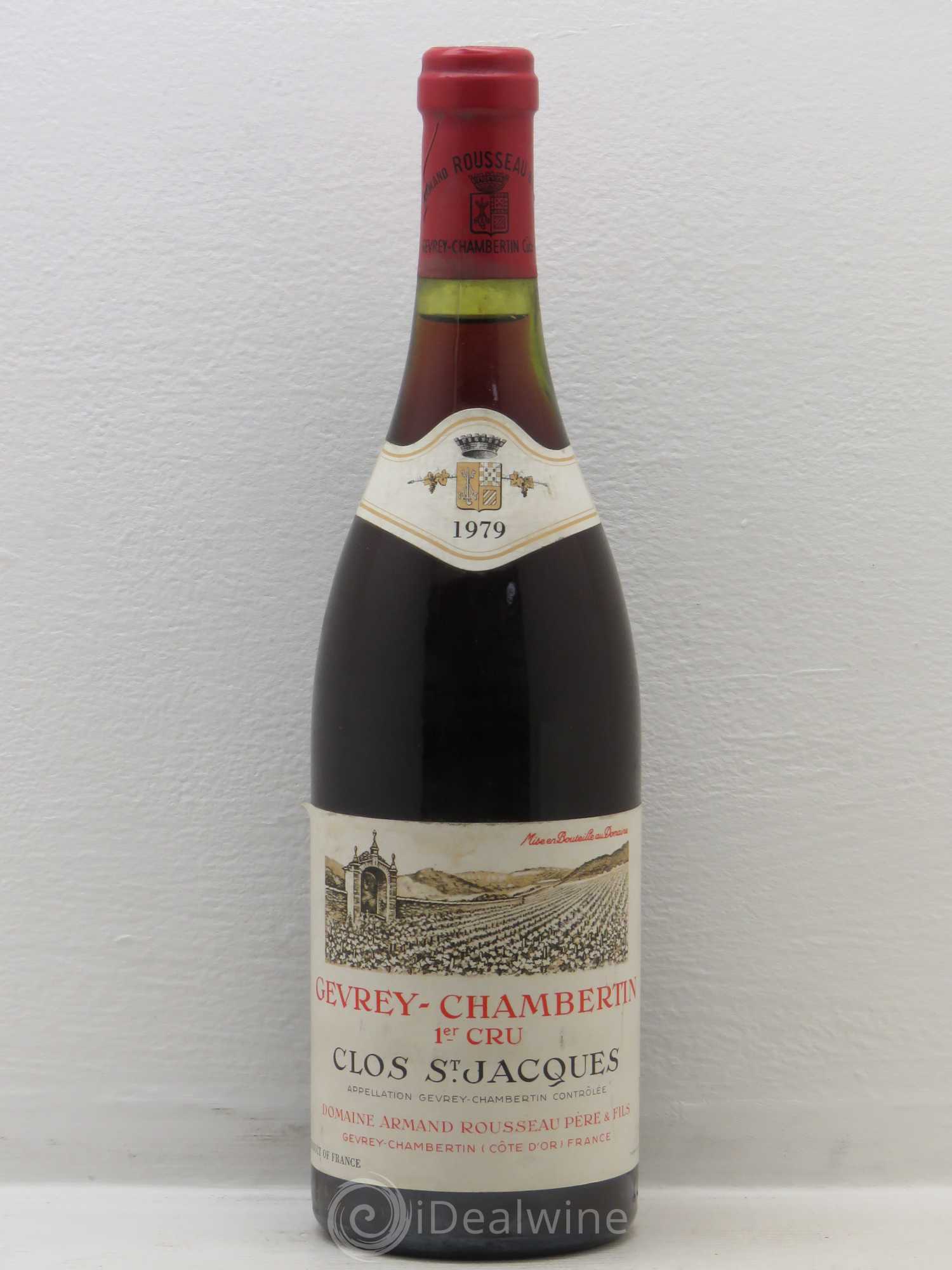 Gevrey-Chambertin 1er Cru Clos Saint-Jacques Armand Rousseau (Domaine) 1979 - Lot de 1 bouteille - 0