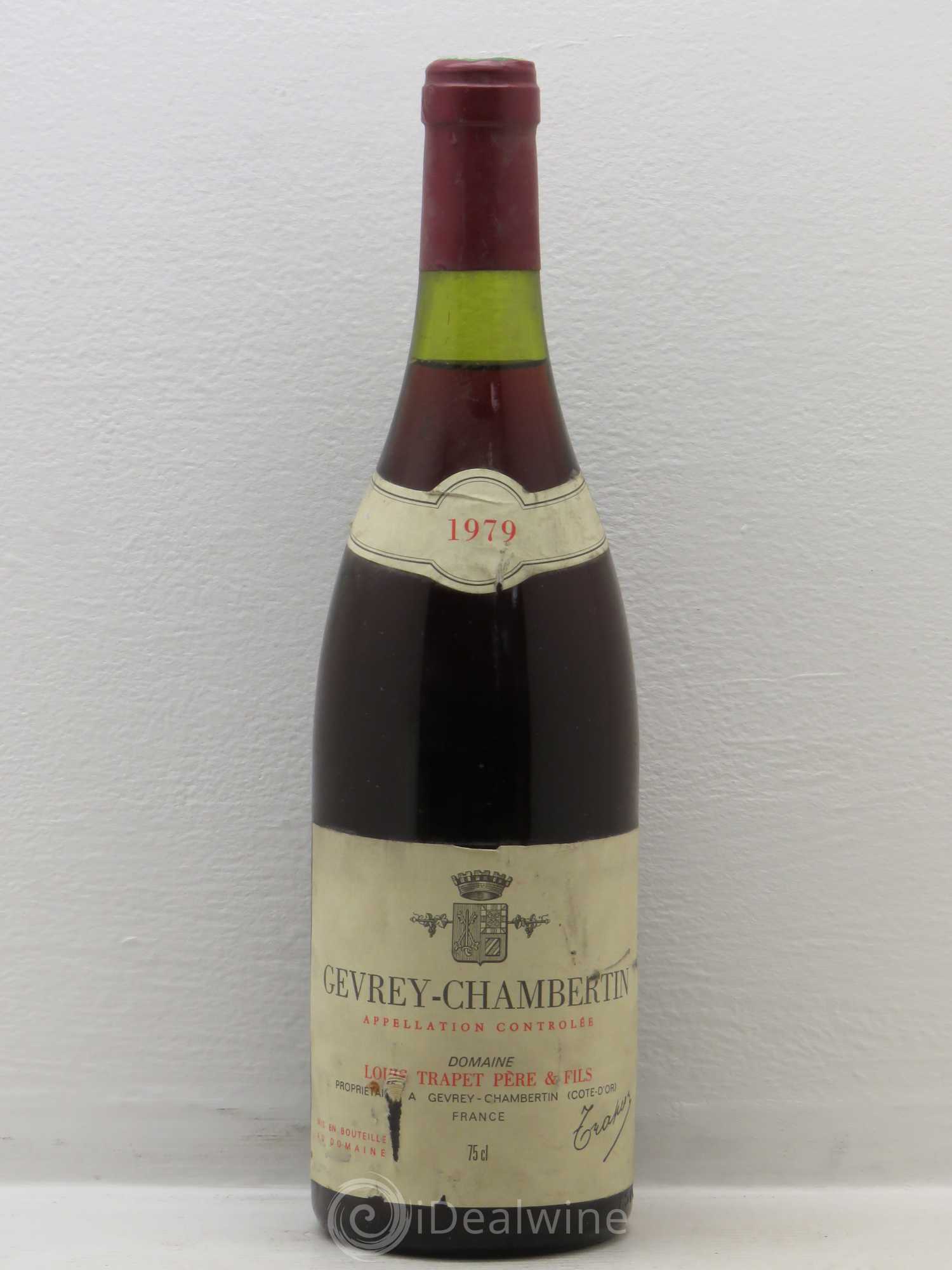 Gevrey-Chambertin Domaine Trapet 1979 - Lot de 1 bouteille - 0
