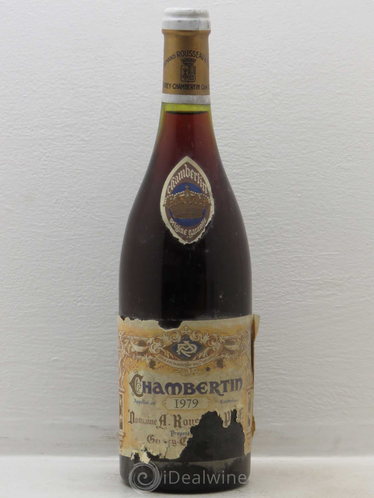 Chambertin Grand Cru Armand Rousseau (Domaine) 1979 - Lot de 1 bouteille - 0