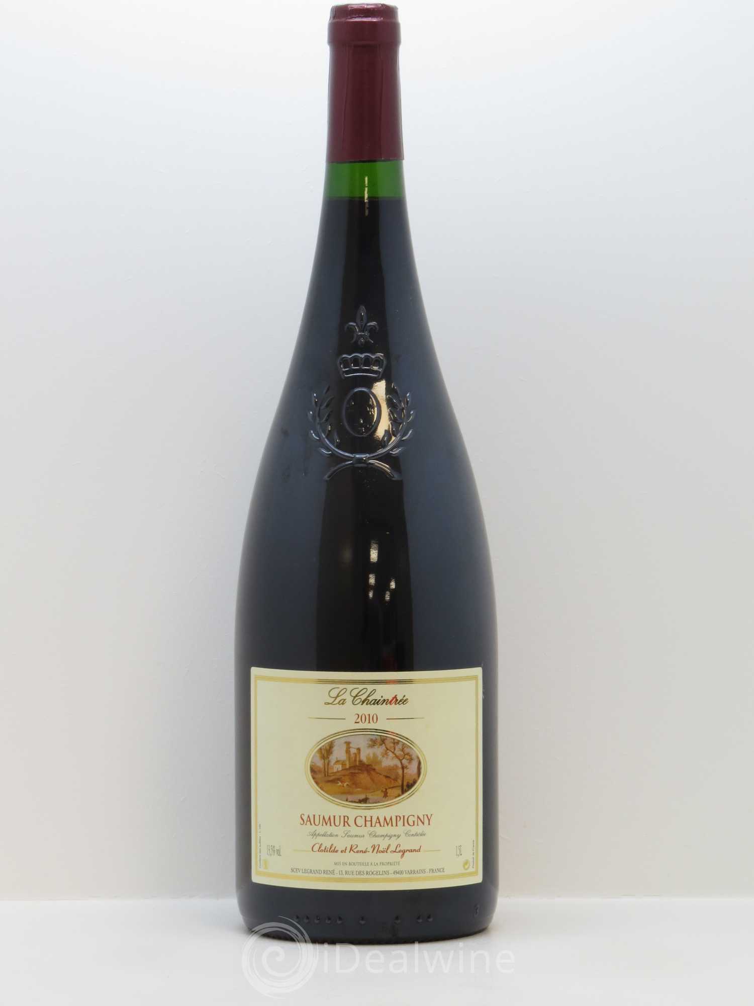 Saumur-Champigny La Chaintrée Clotilde Legrand (anciennement René-Noël Legrand) 2010 - Lot de 1 magnum - 0