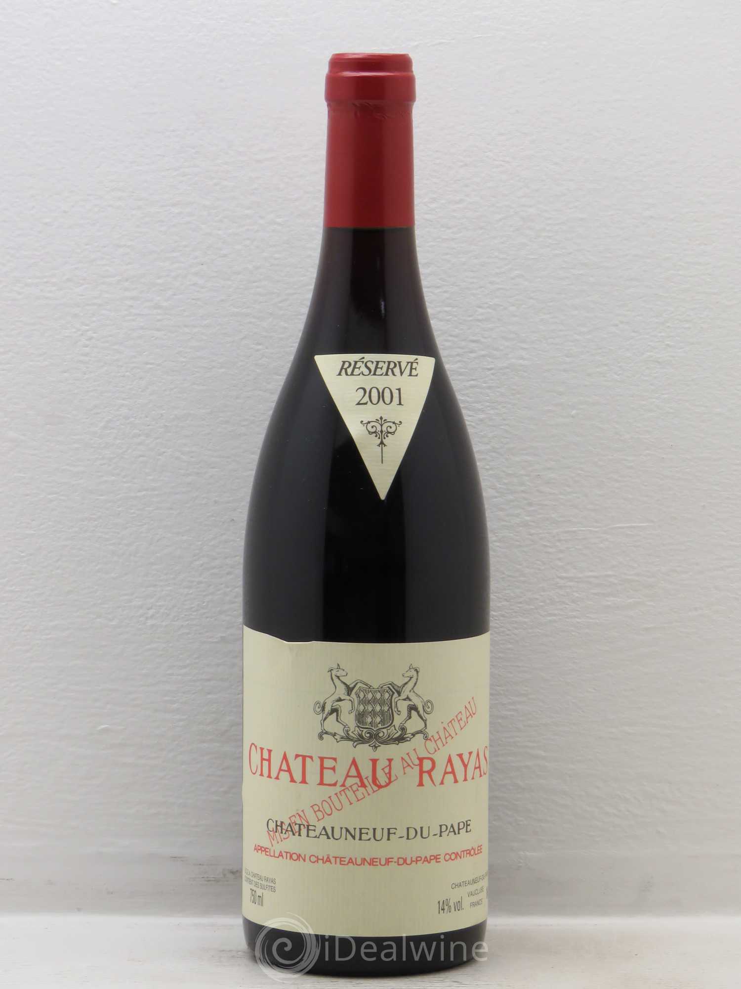 Châteauneuf-du-Pape Château Rayas Emmanuel Reynaud 2001 - Lot de 1 bouteille - 0