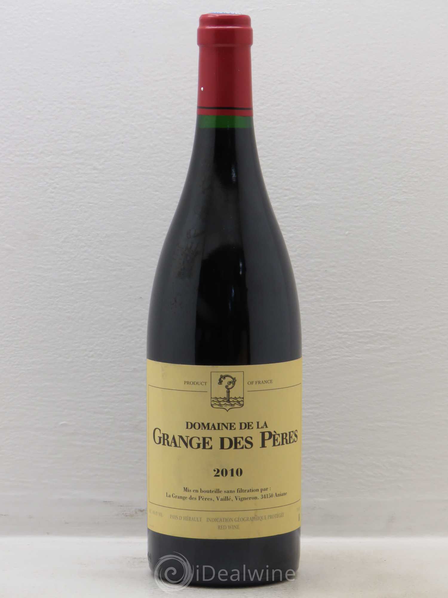 Pays d'Hérault Grange des Pères Laurent Vaillé (sans prix de réserve) 2010 - Lot de 1 bouteille - 0