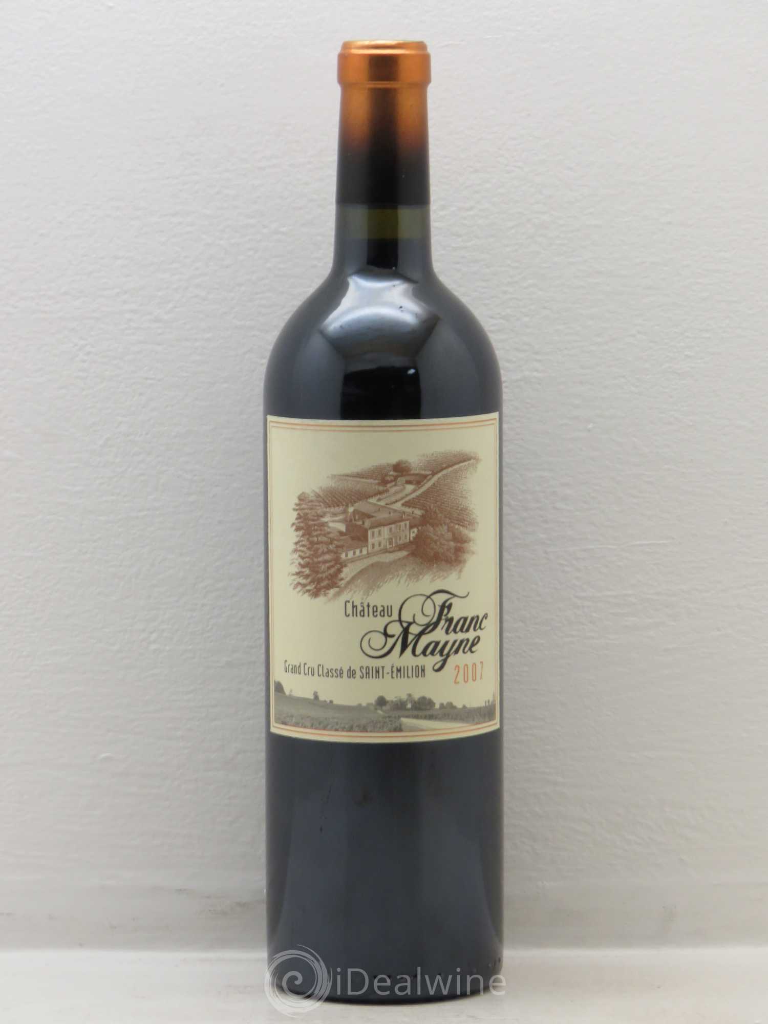 Château Franc Mayne Grand Cru Classé 2007 - Lot de 1 bouteille - 0