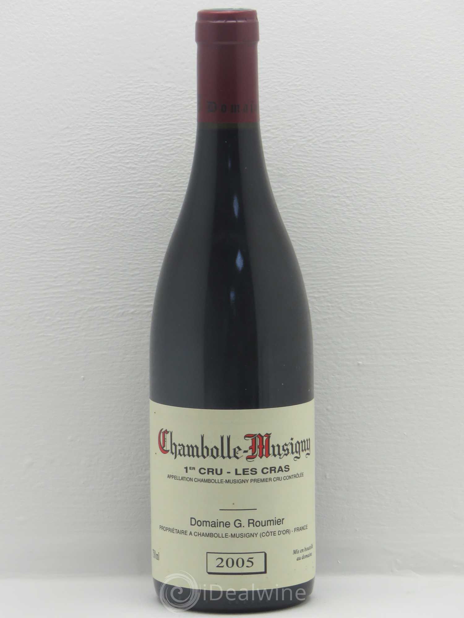 Chambolle-Musigny 1er Cru Les Cras Georges Roumier (Domaine) 2005 - Lot de 1 bouteille - 0